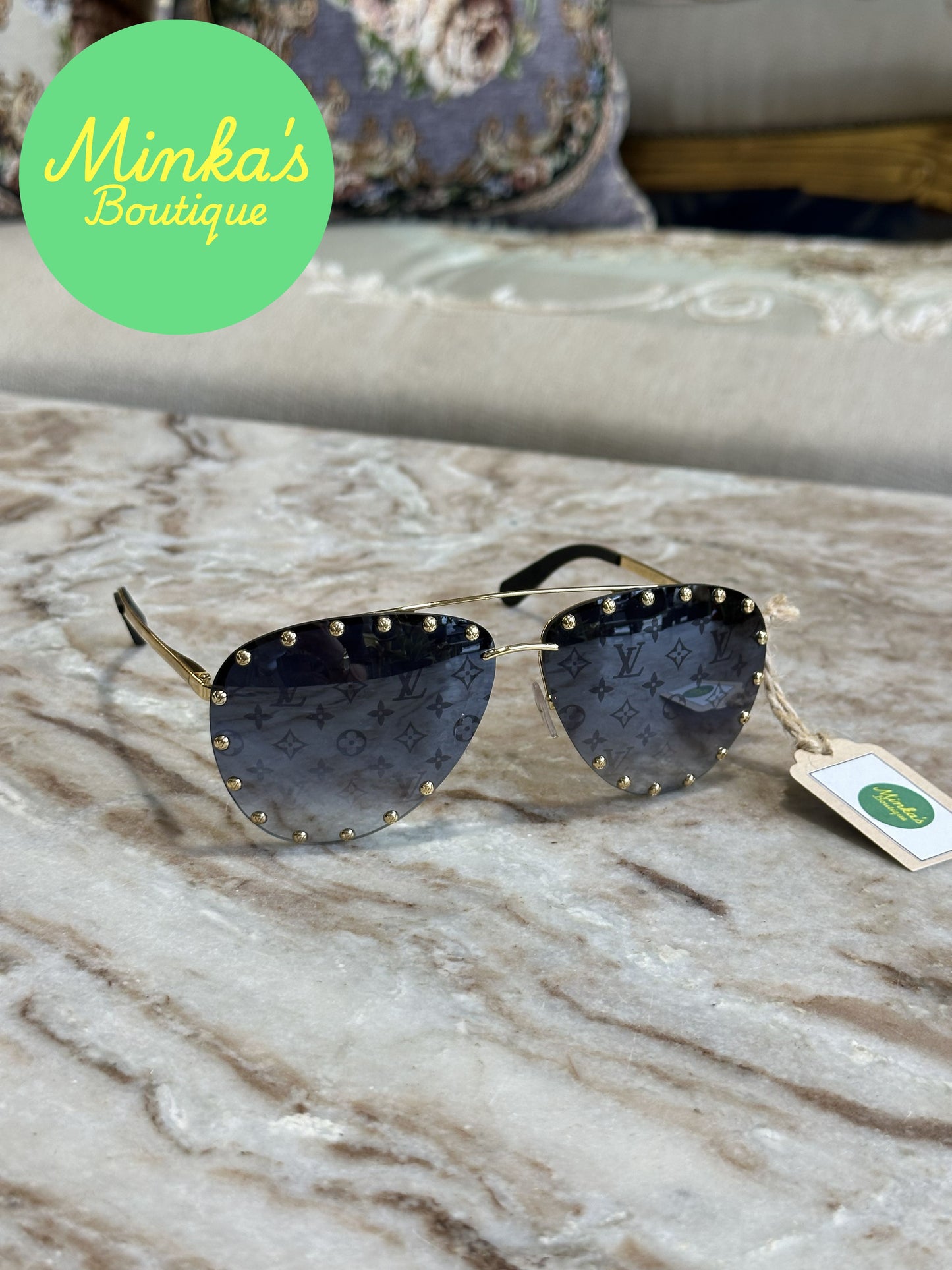 Louis Vuitton The Party Aviator Gradient Sunglasses