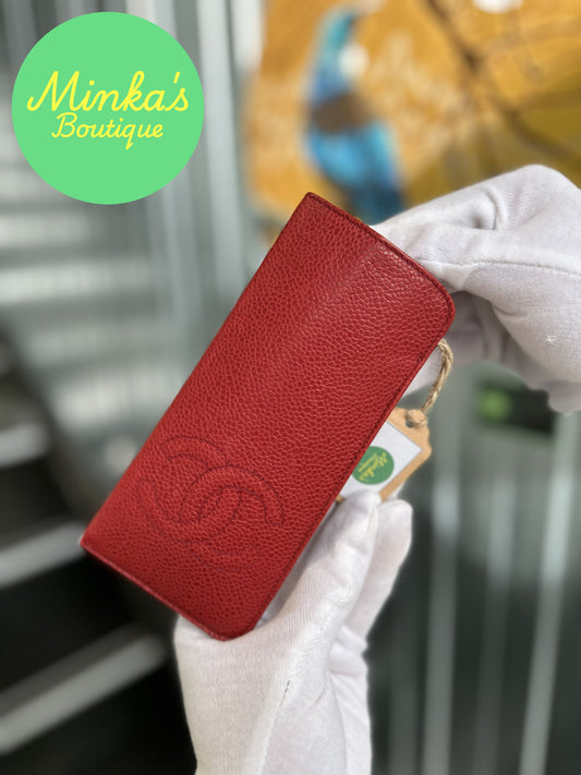 Chanel CC Caviar Glasses Case