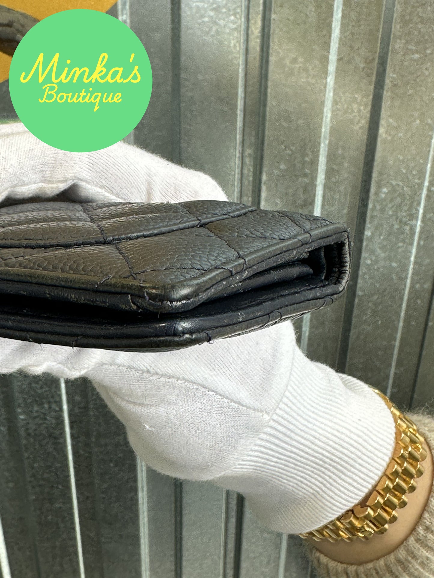 Chanel Quilted Caviar Long Wallet