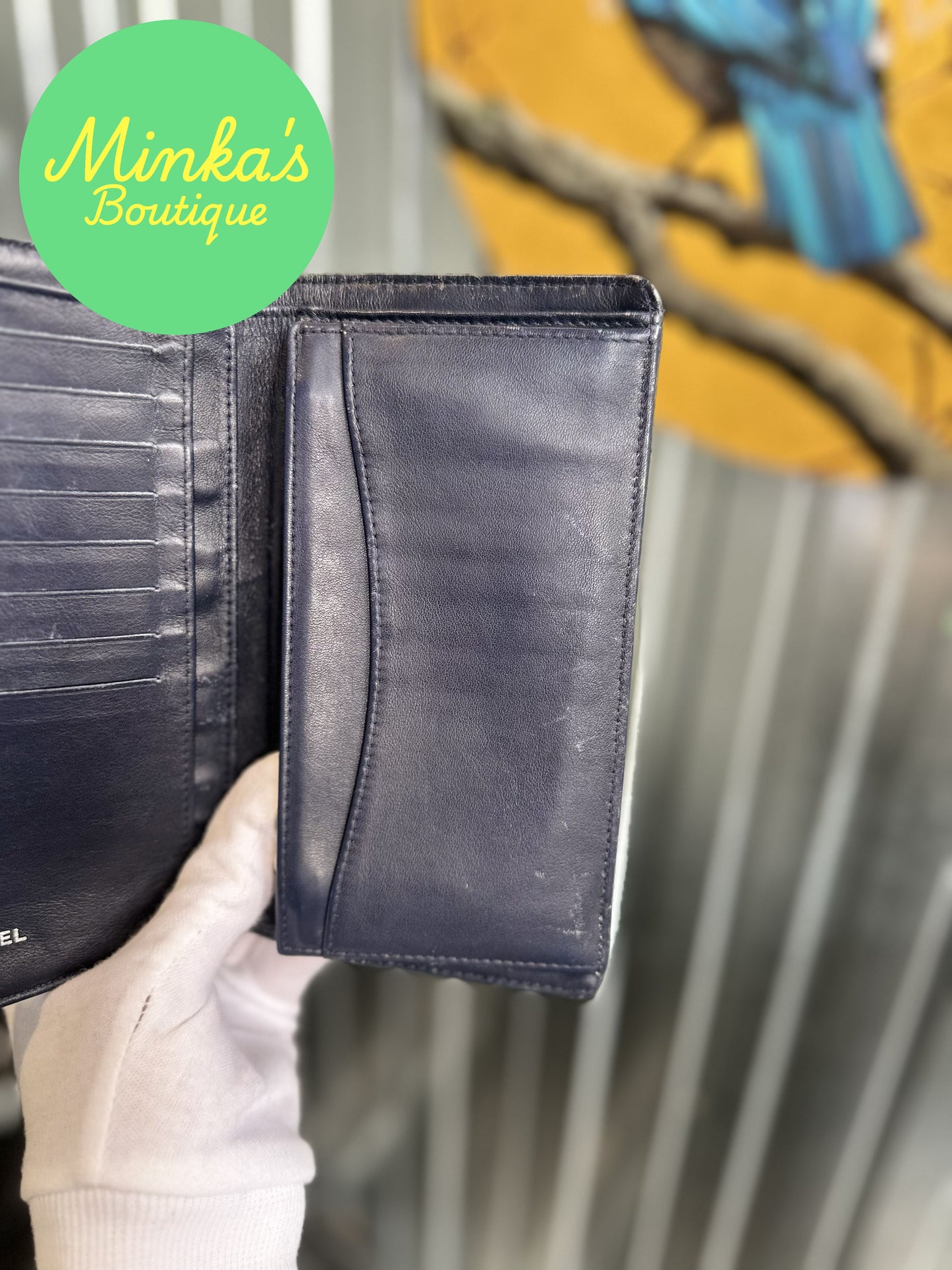 Chanel Quilted Caviar Long Wallet