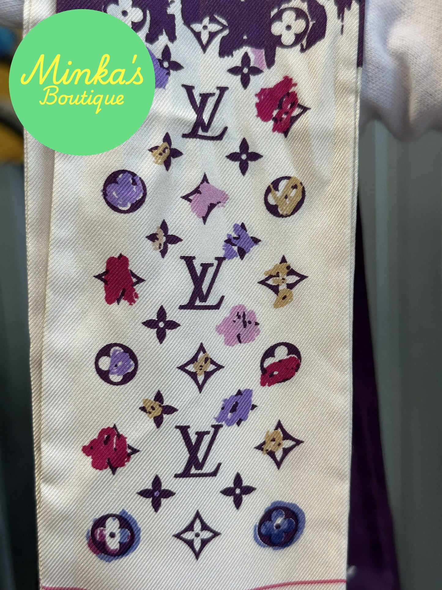 Louis Vuitton Silk Monogram Splash Bandeau