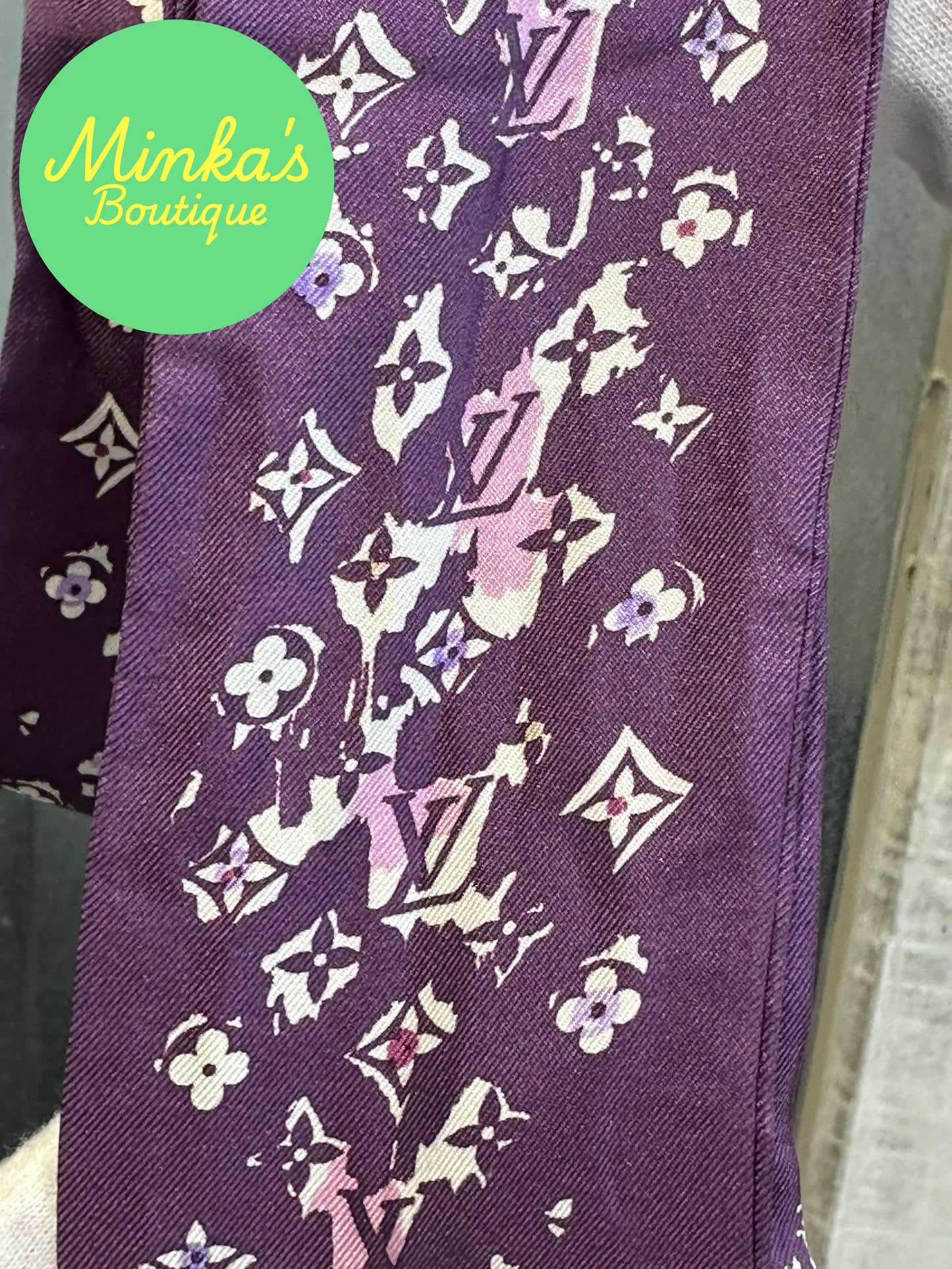 Louis Vuitton Silk Monogram Splash Bandeau