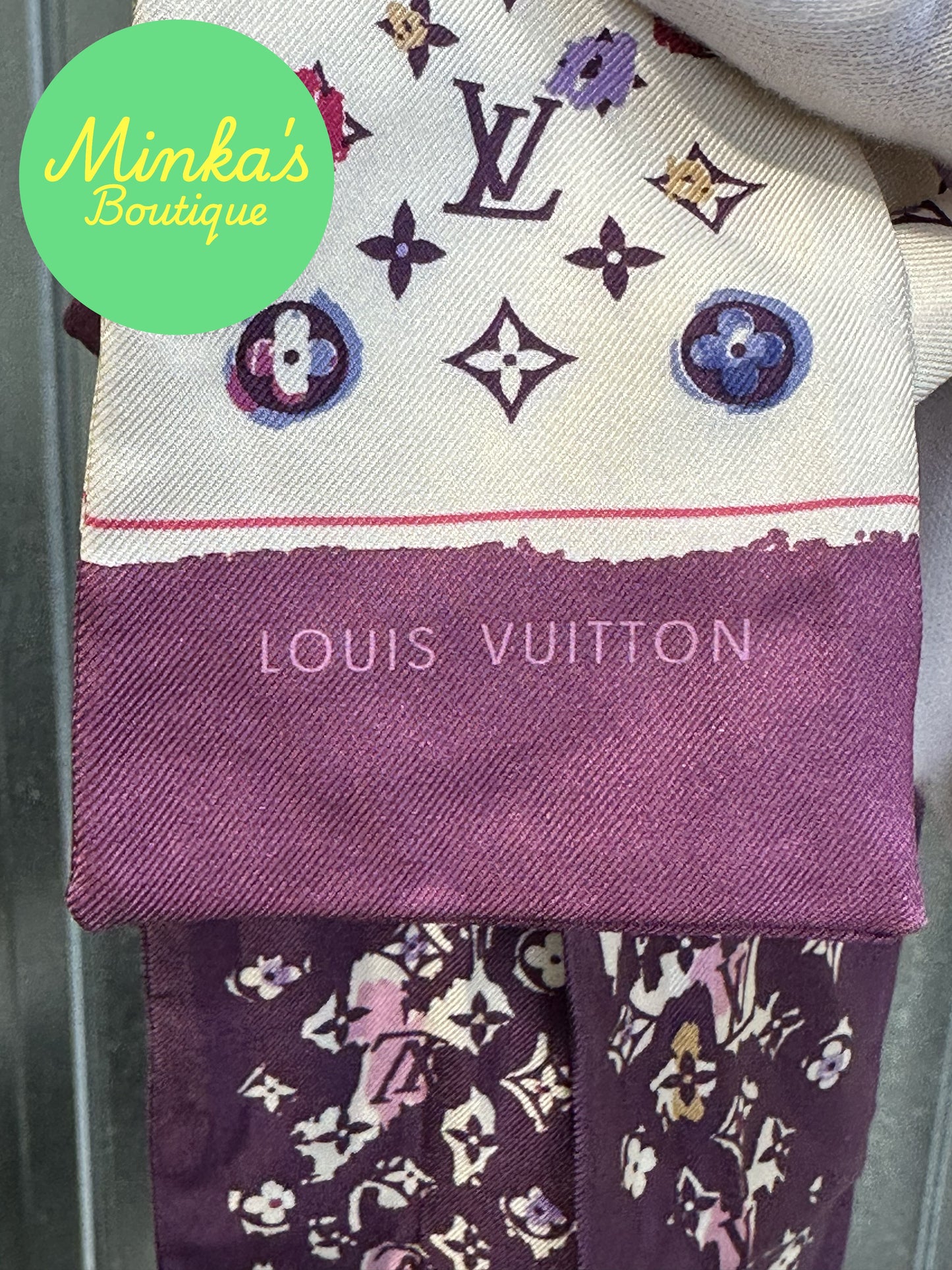 Louis Vuitton Silk Monogram Splash Bandeau