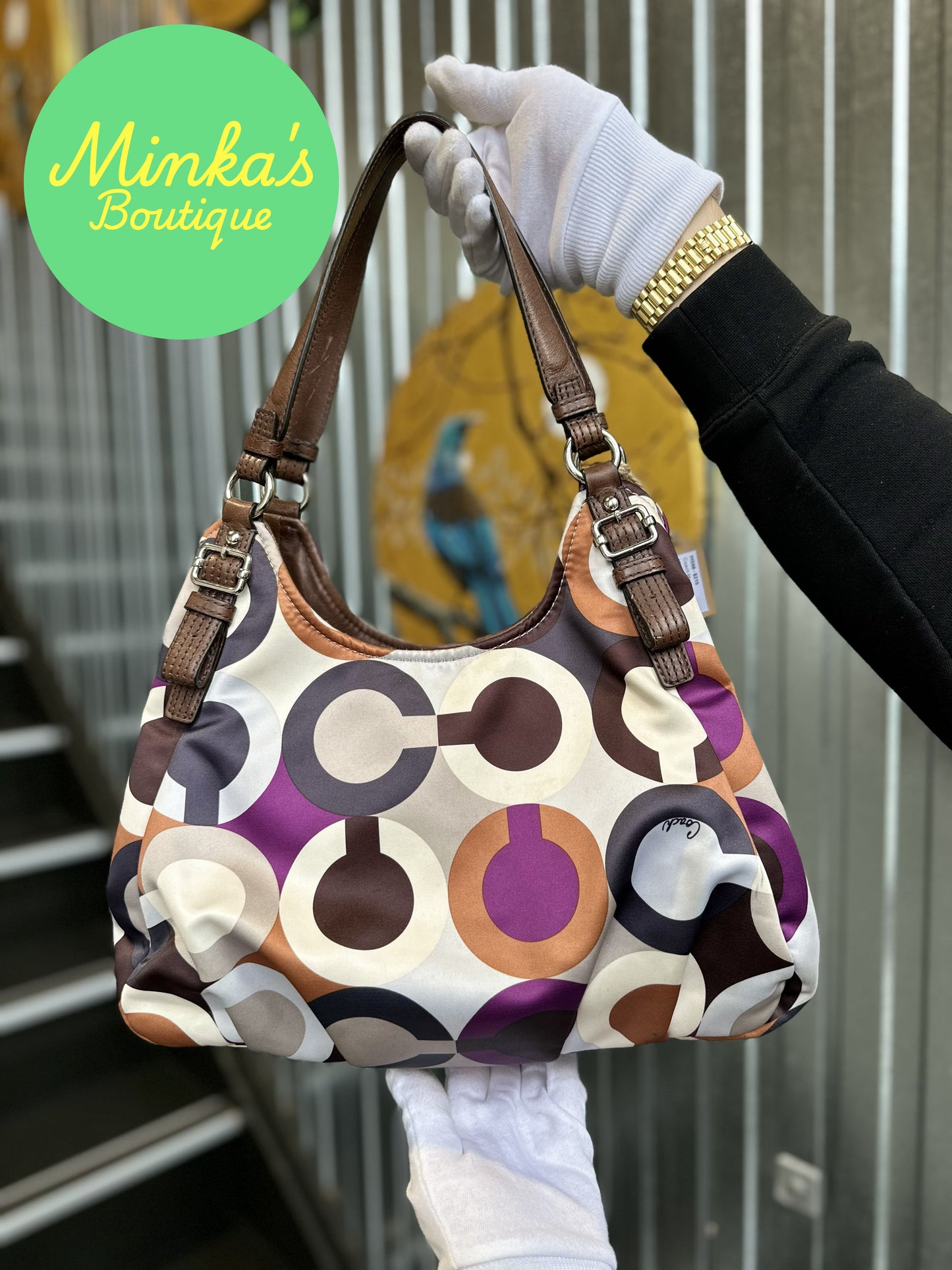 Coach Madison Op Art Bag