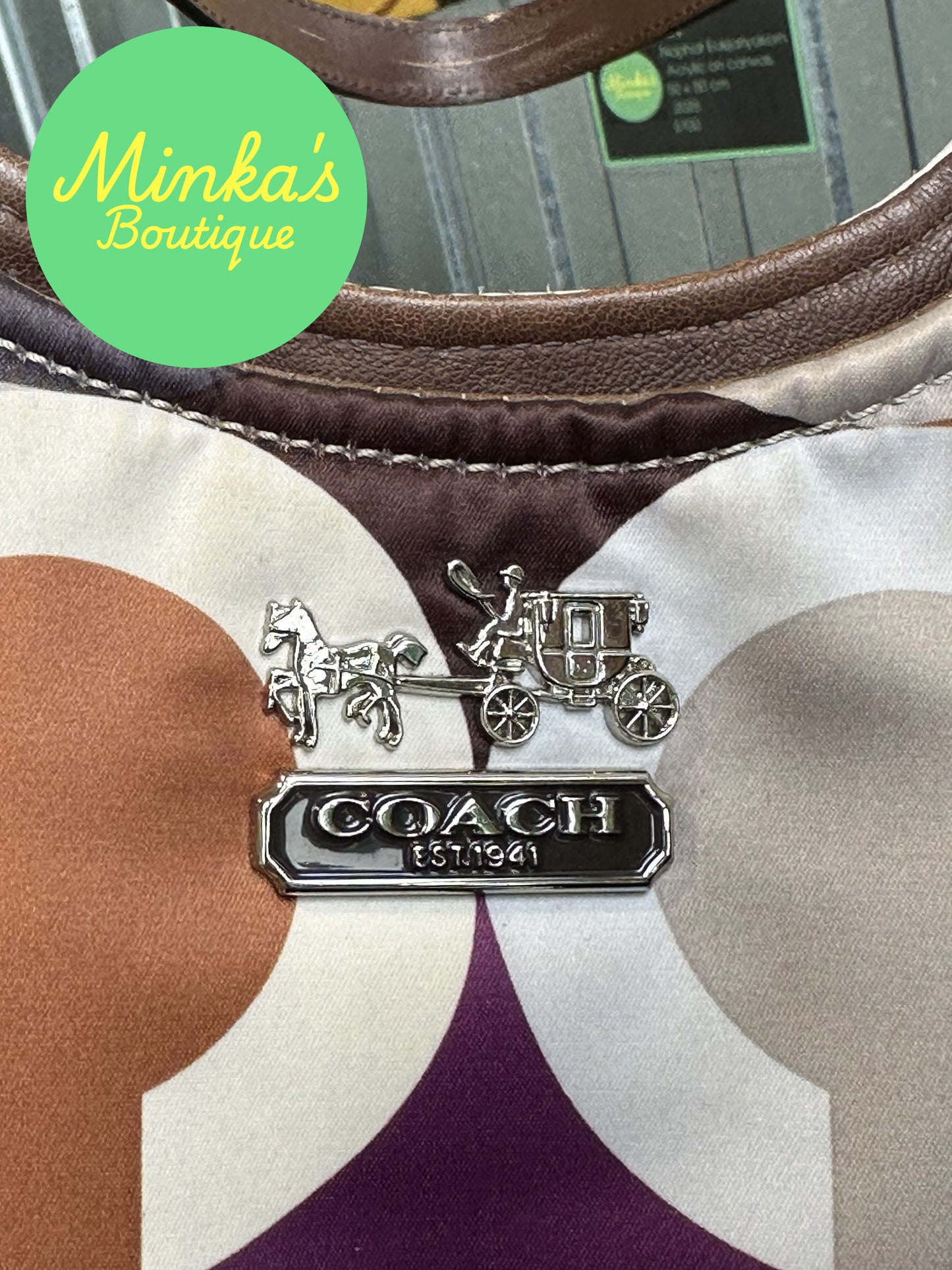 Coach Madison Op Art Bag