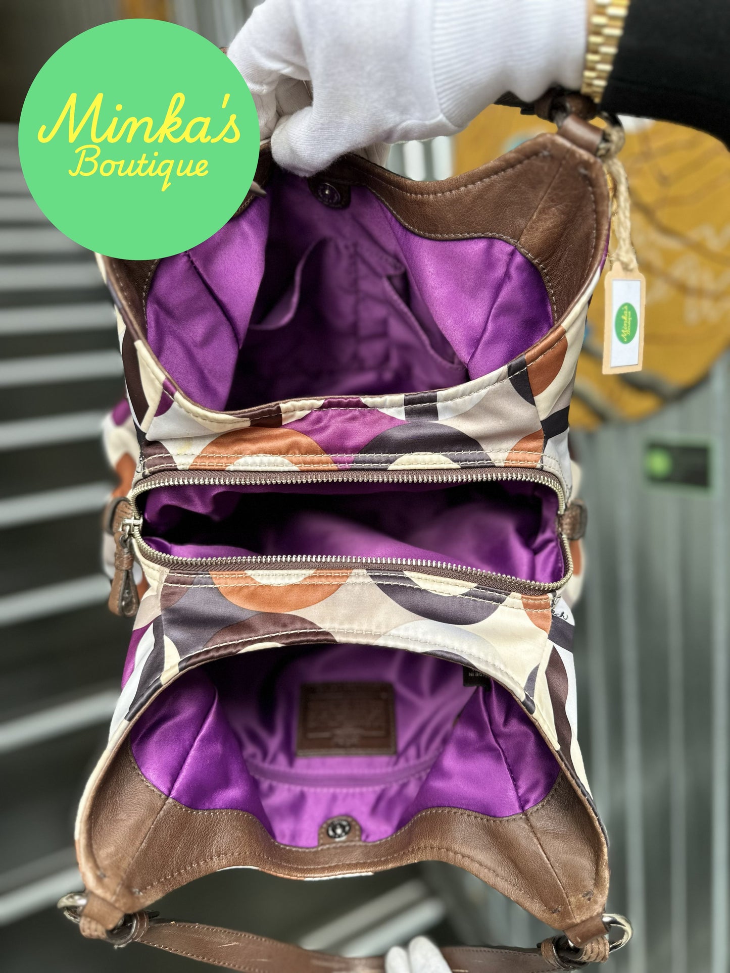 Coach Madison Op Art Bag