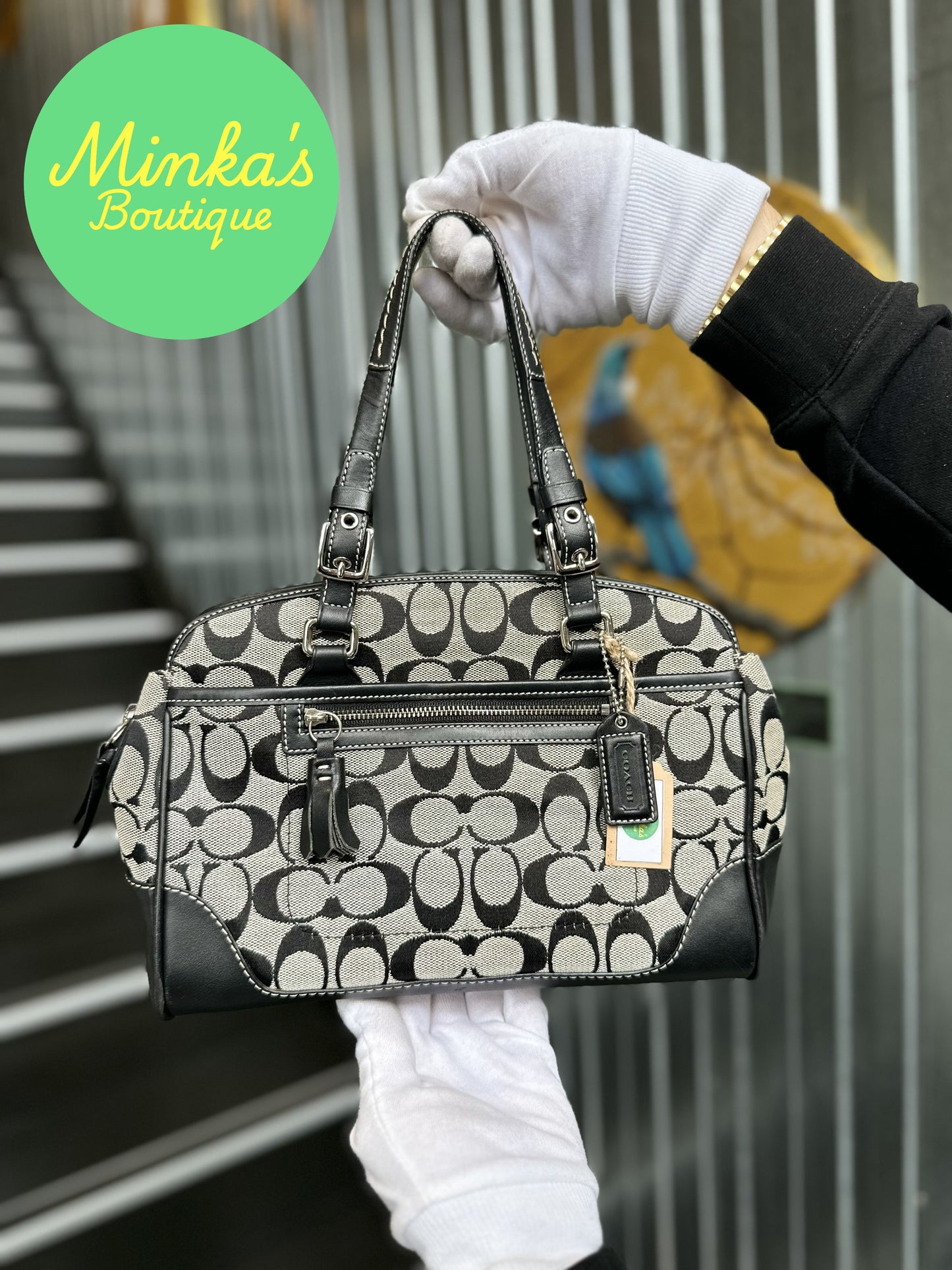 Coach Signature Satchel Bag