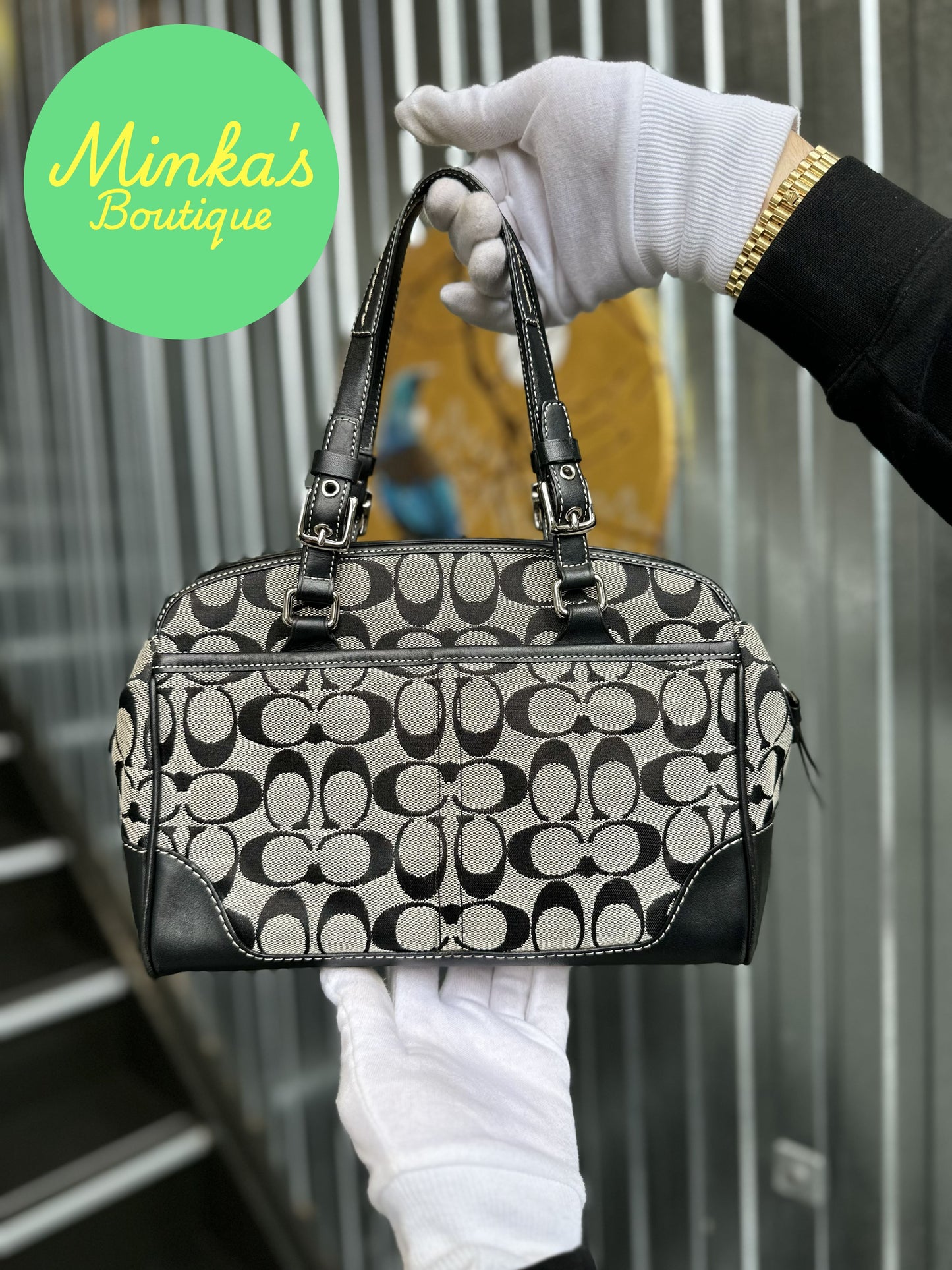 Coach Signature Satchel Bag