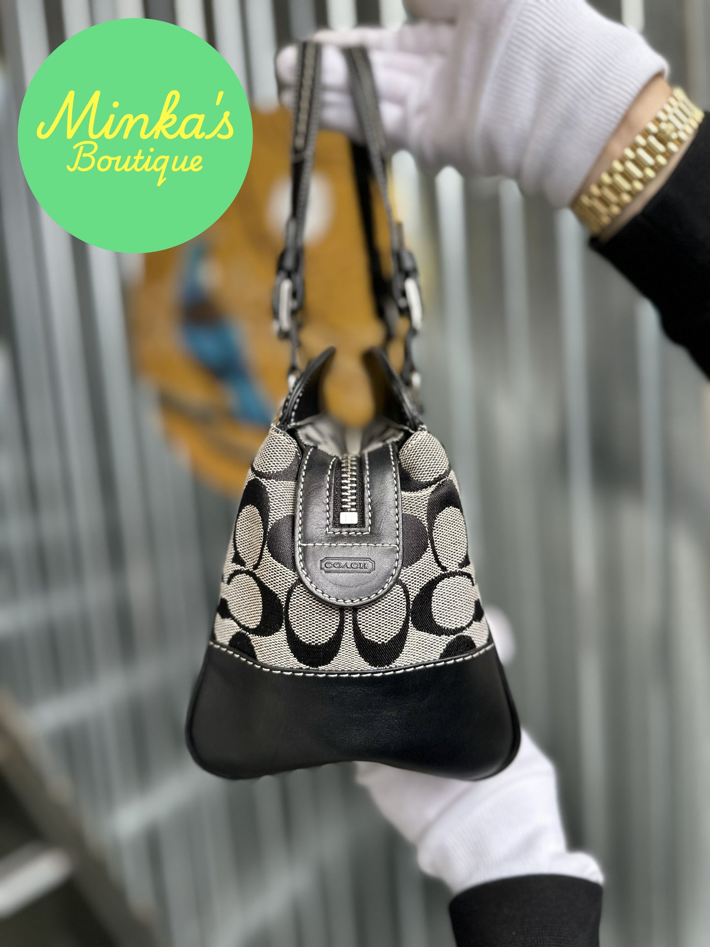 Coach Signature Satchel Bag