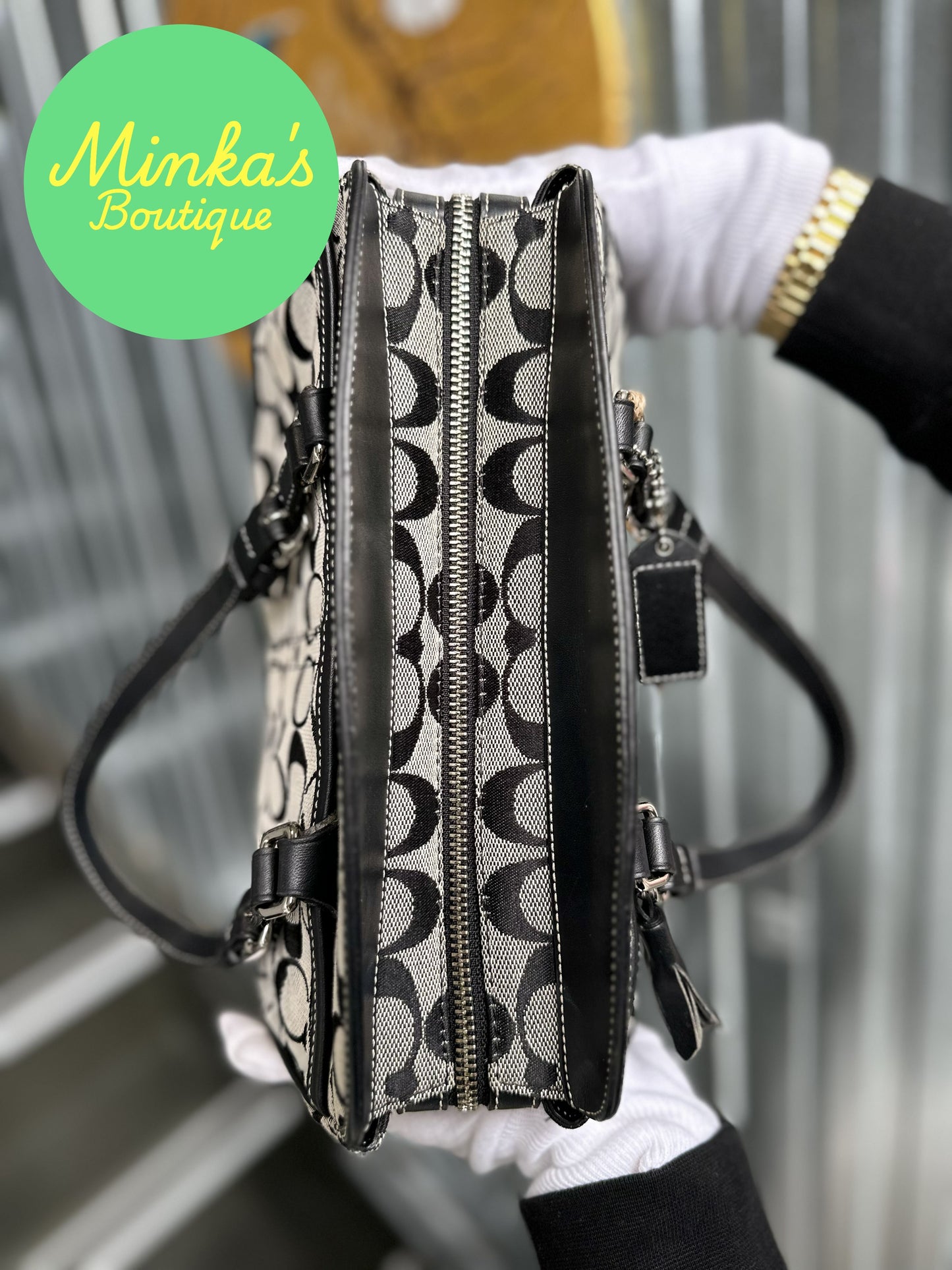 Coach Signature Satchel Bag
