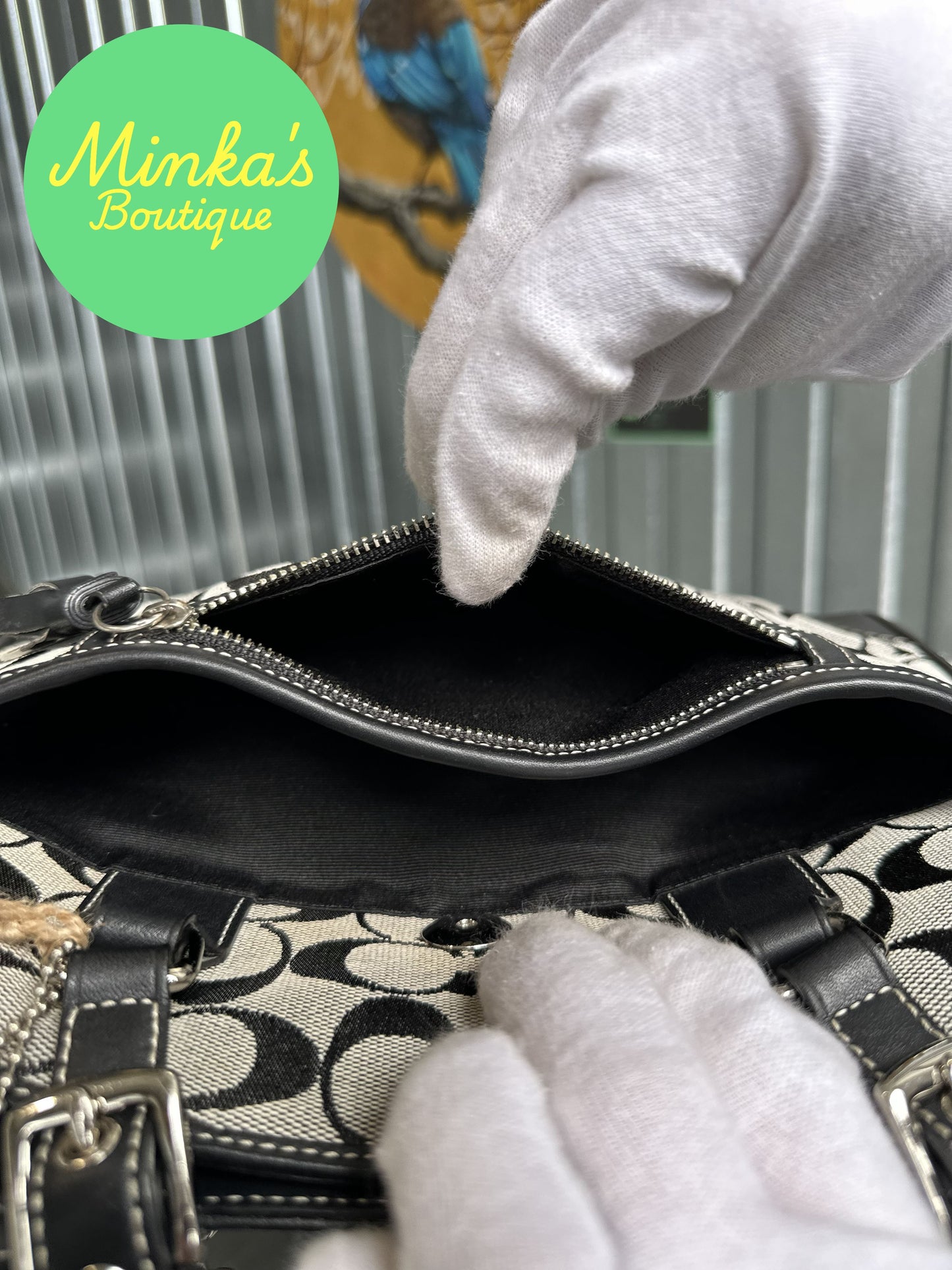 Coach Signature Satchel Bag