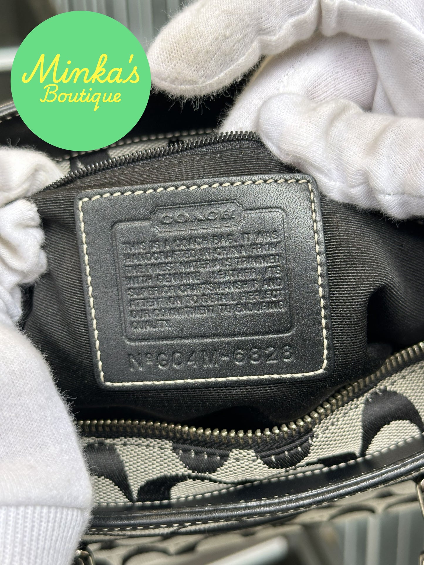 Coach Signature Satchel Bag