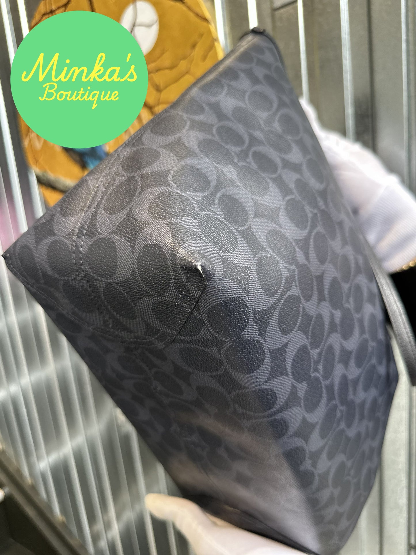 Coach Signature Reversible City Tote