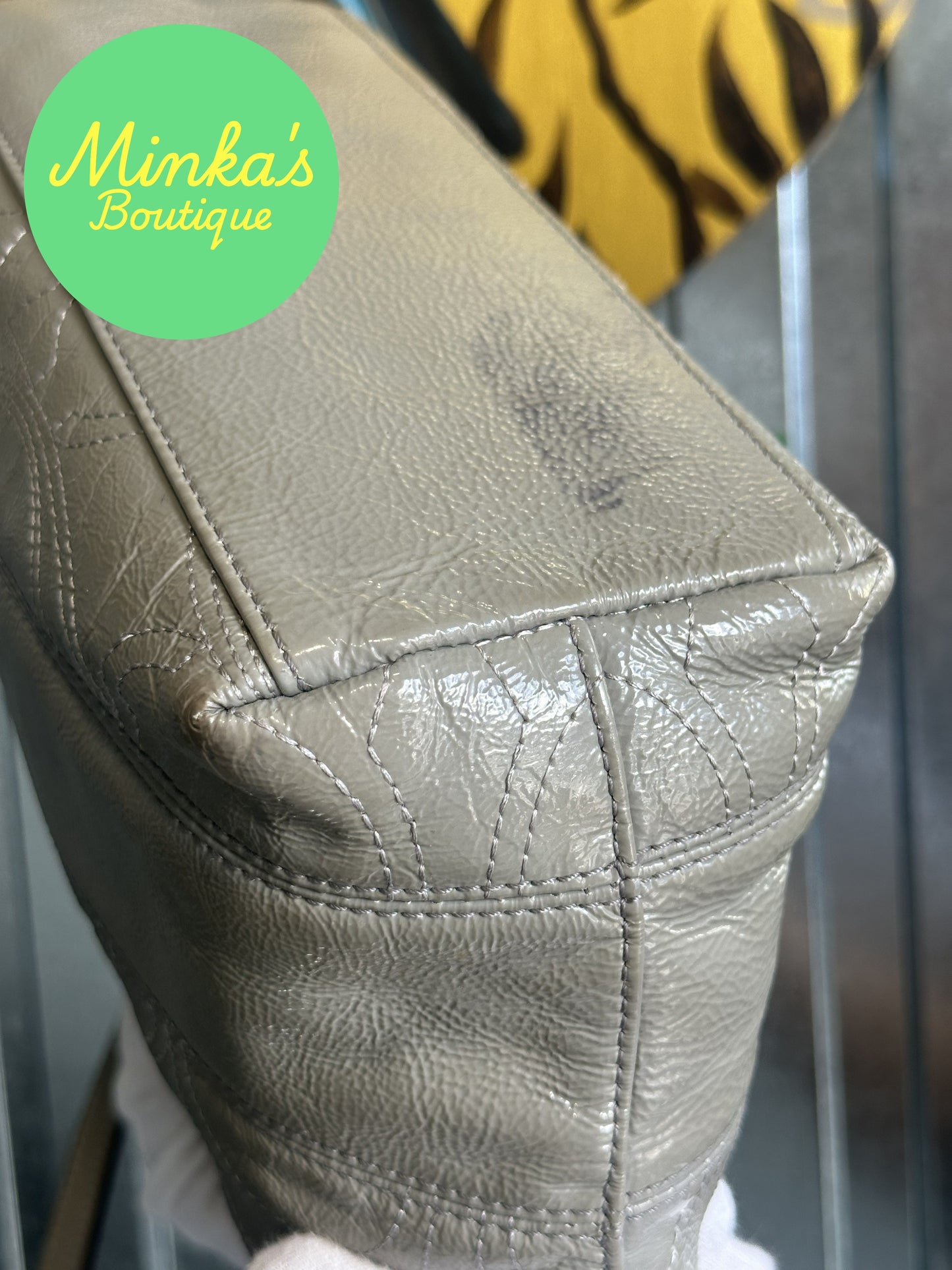 Coach Ashley Signature Patent tote