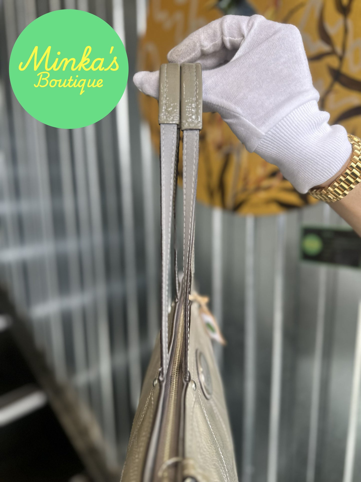 Coach Ashley Signature Patent tote