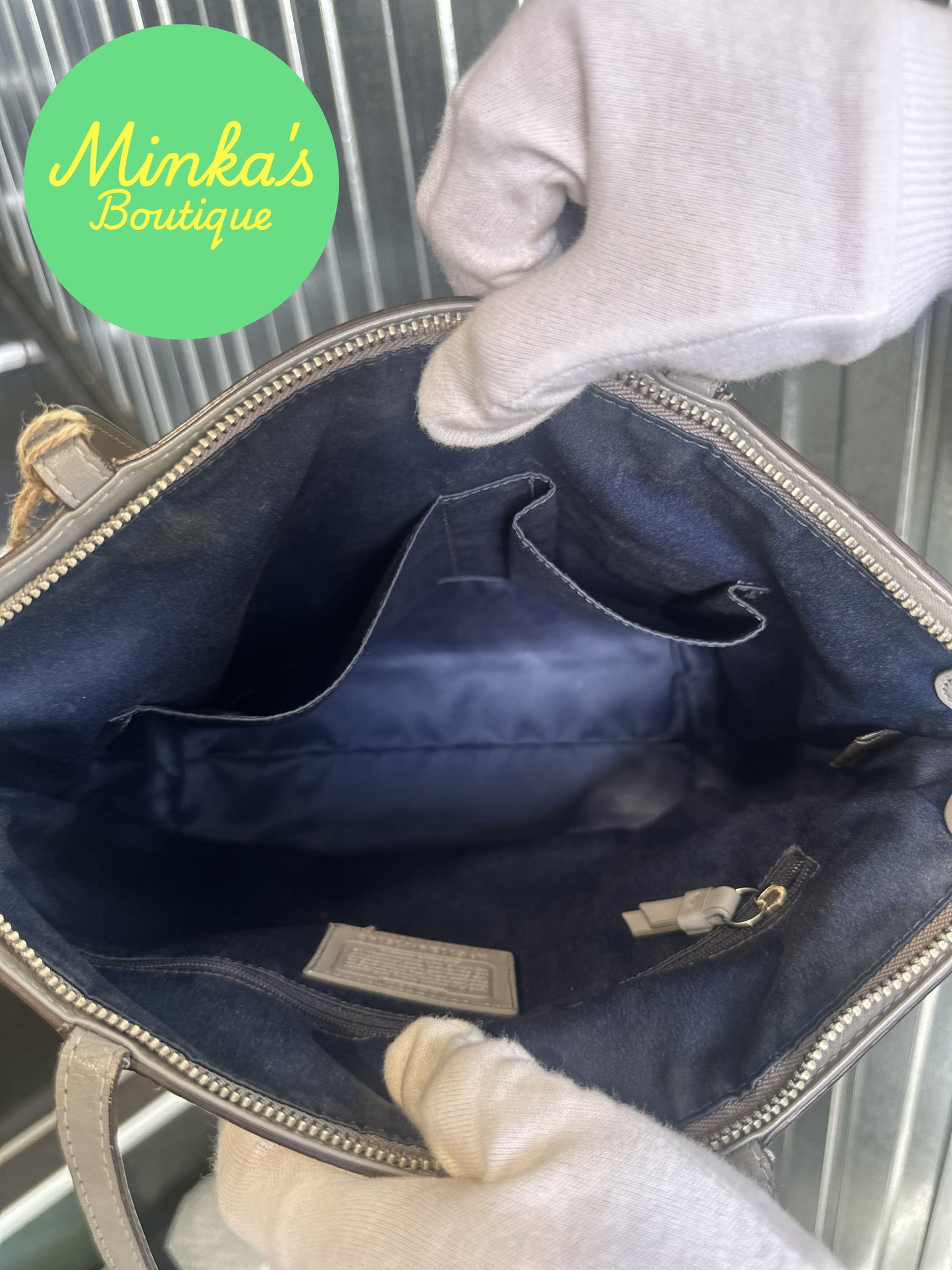 Coach Ashley Signature Patent tote