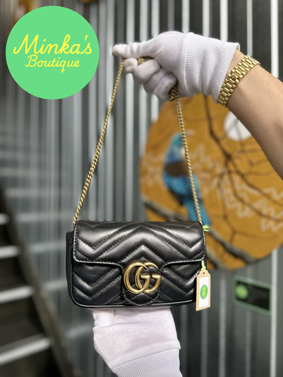 Gucci GG Marmont Super Mini Shoulder Bag