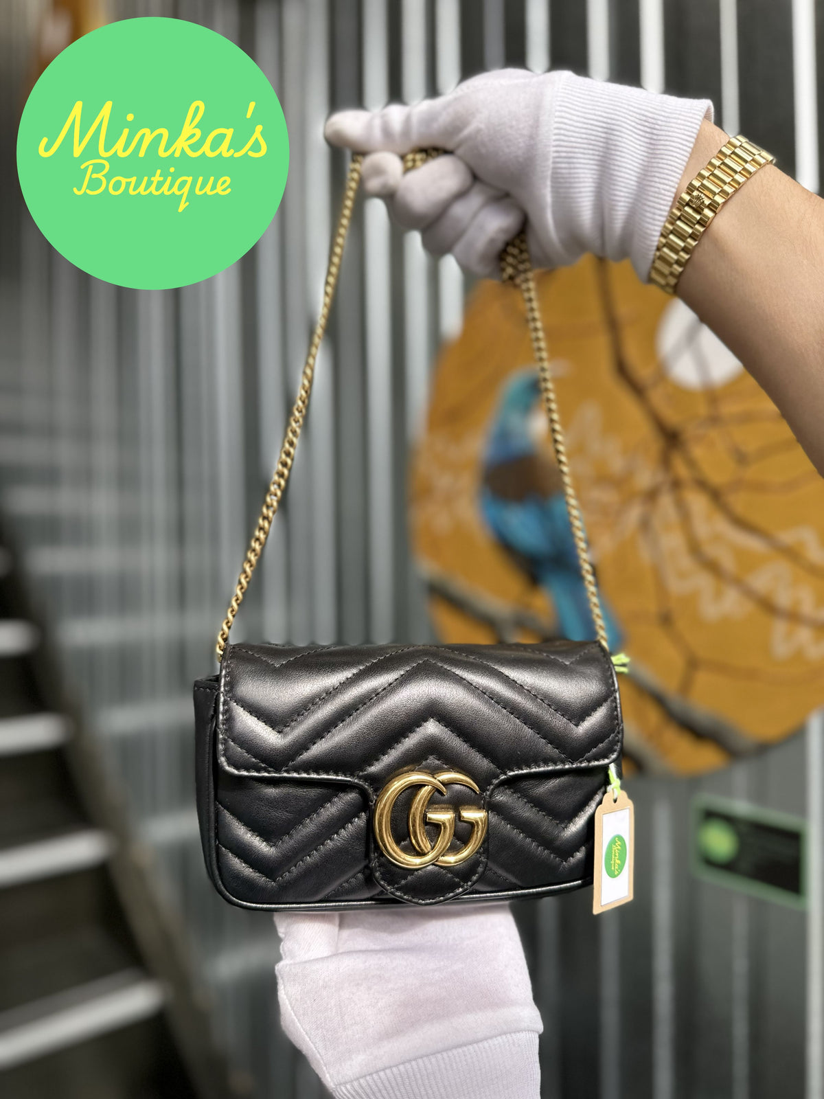 Gucci GG Marmont Super Mini Shoulder Bag