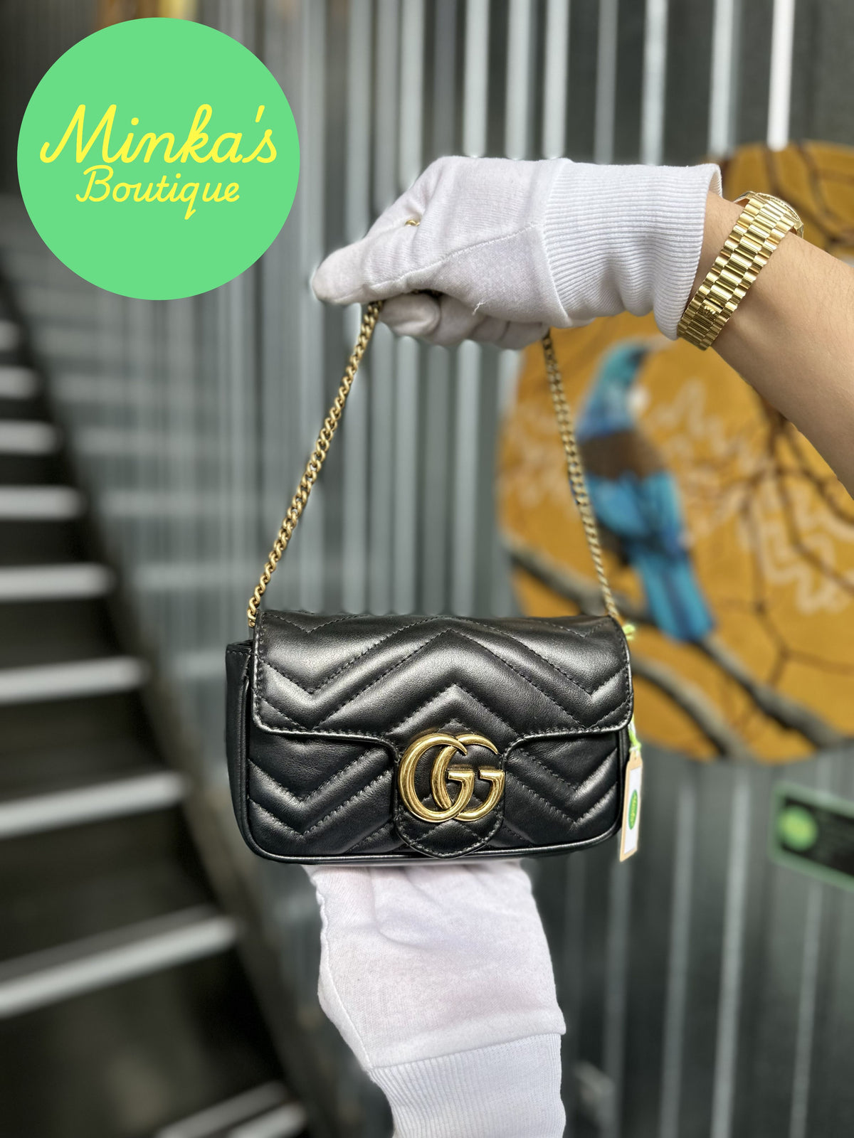 Gucci GG Marmont Super Mini Shoulder Bag