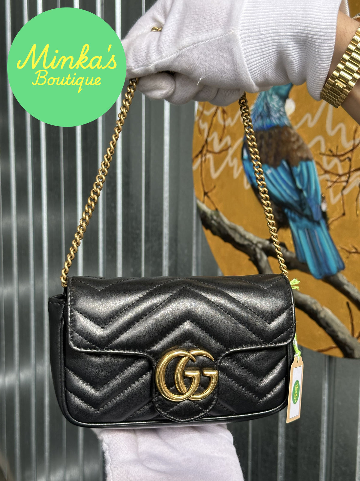 Gucci GG Marmont Super Mini Shoulder Bag
