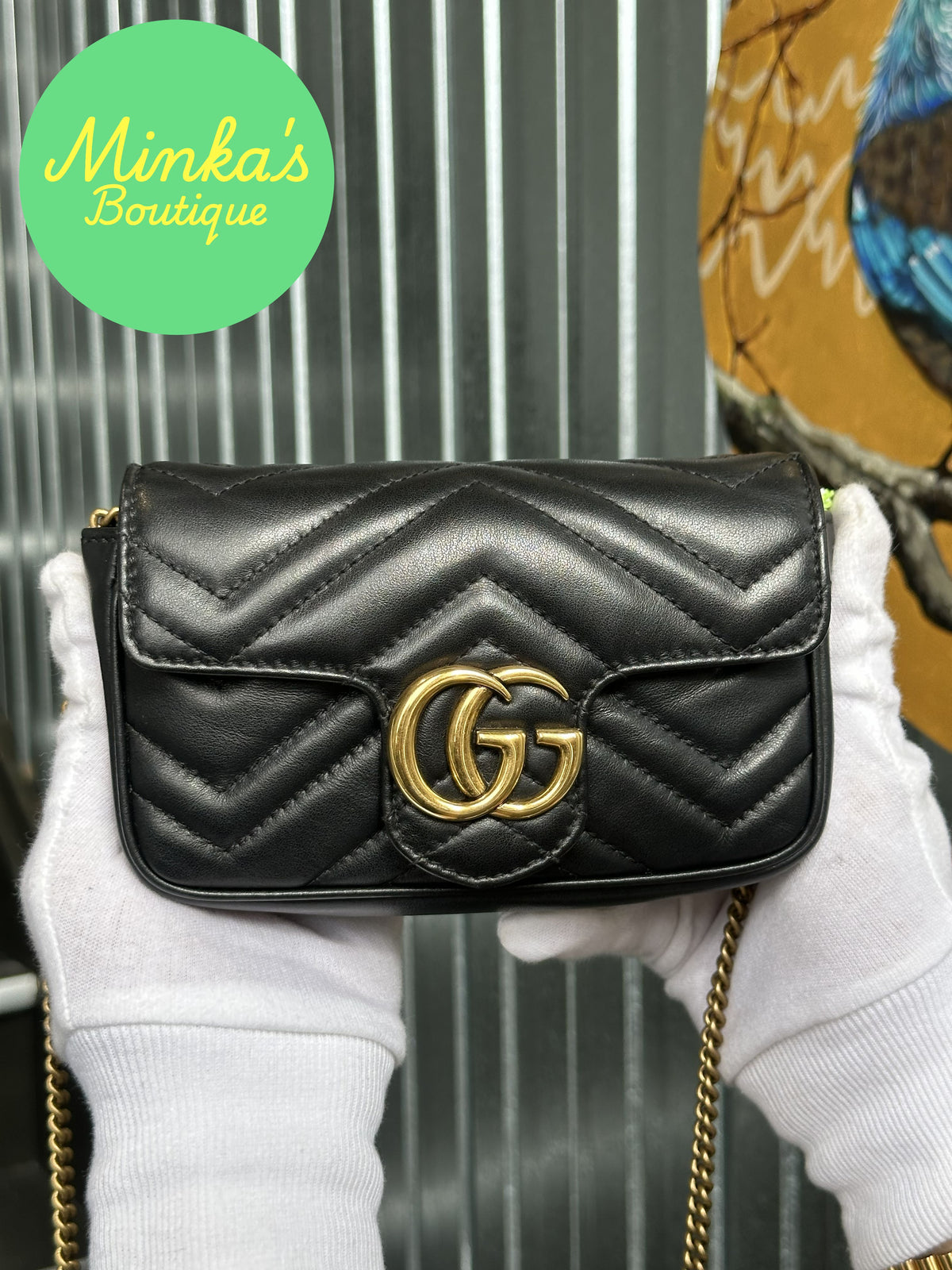 Gucci GG Marmont Super Mini Shoulder Bag