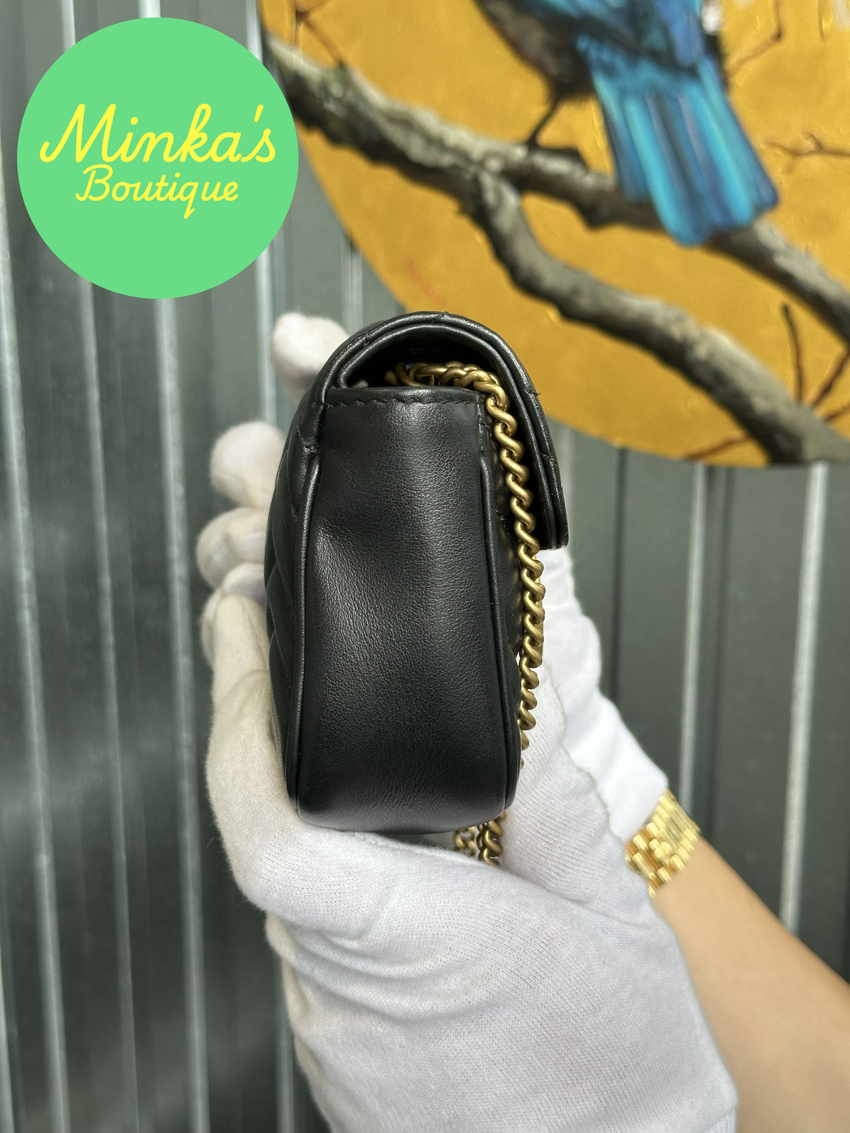 Gucci GG Marmont Super Mini Shoulder Bag