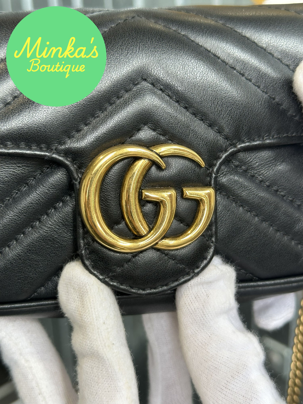 Gucci GG Marmont Super Mini Shoulder Bag