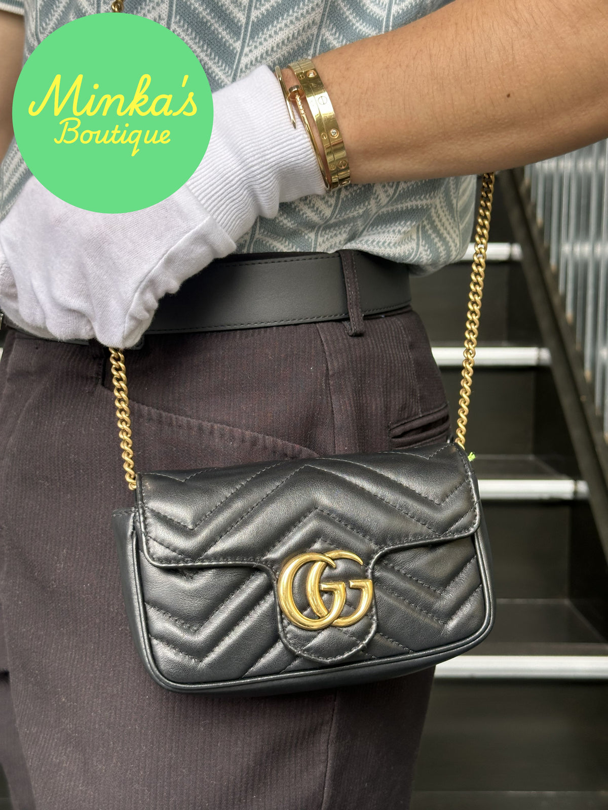Gucci GG Marmont Super Mini Shoulder Bag