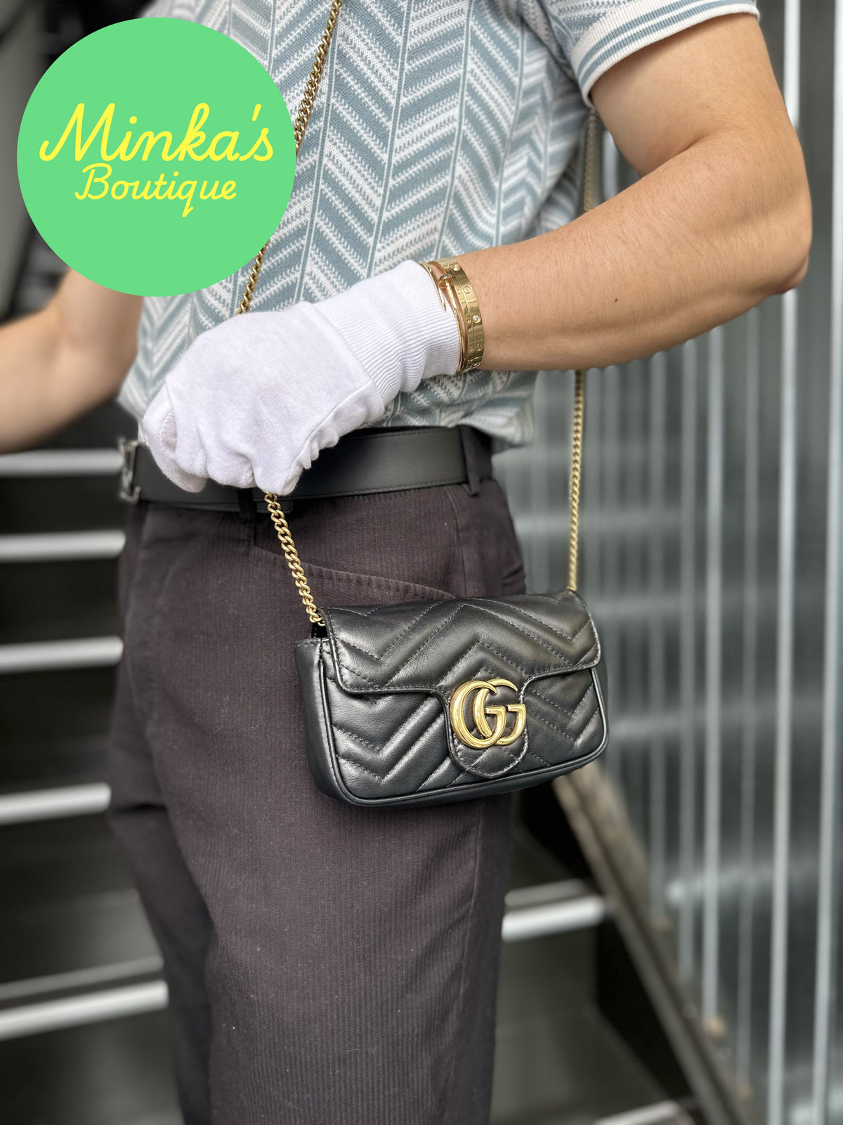 Gucci GG Marmont Super Mini Shoulder Bag