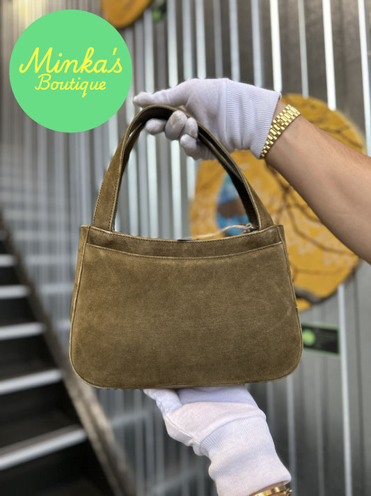 Bally Baguette Suede