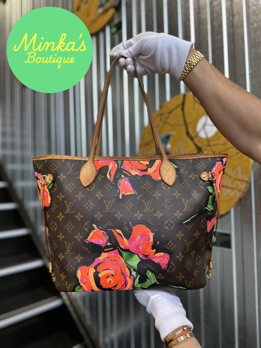 Louis Vuitton Neverfull Roses