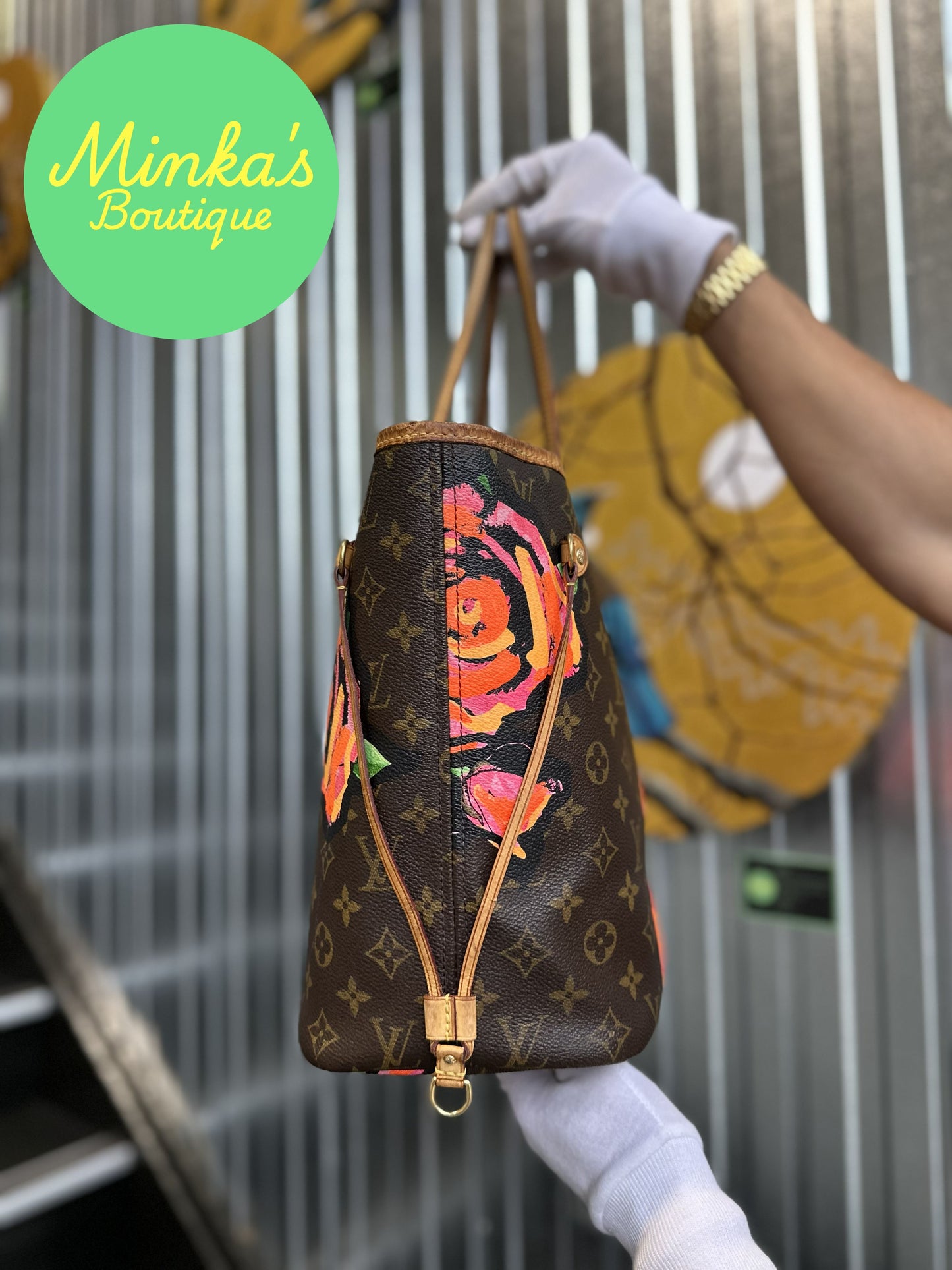 Louis Vuitton Neverfull Roses