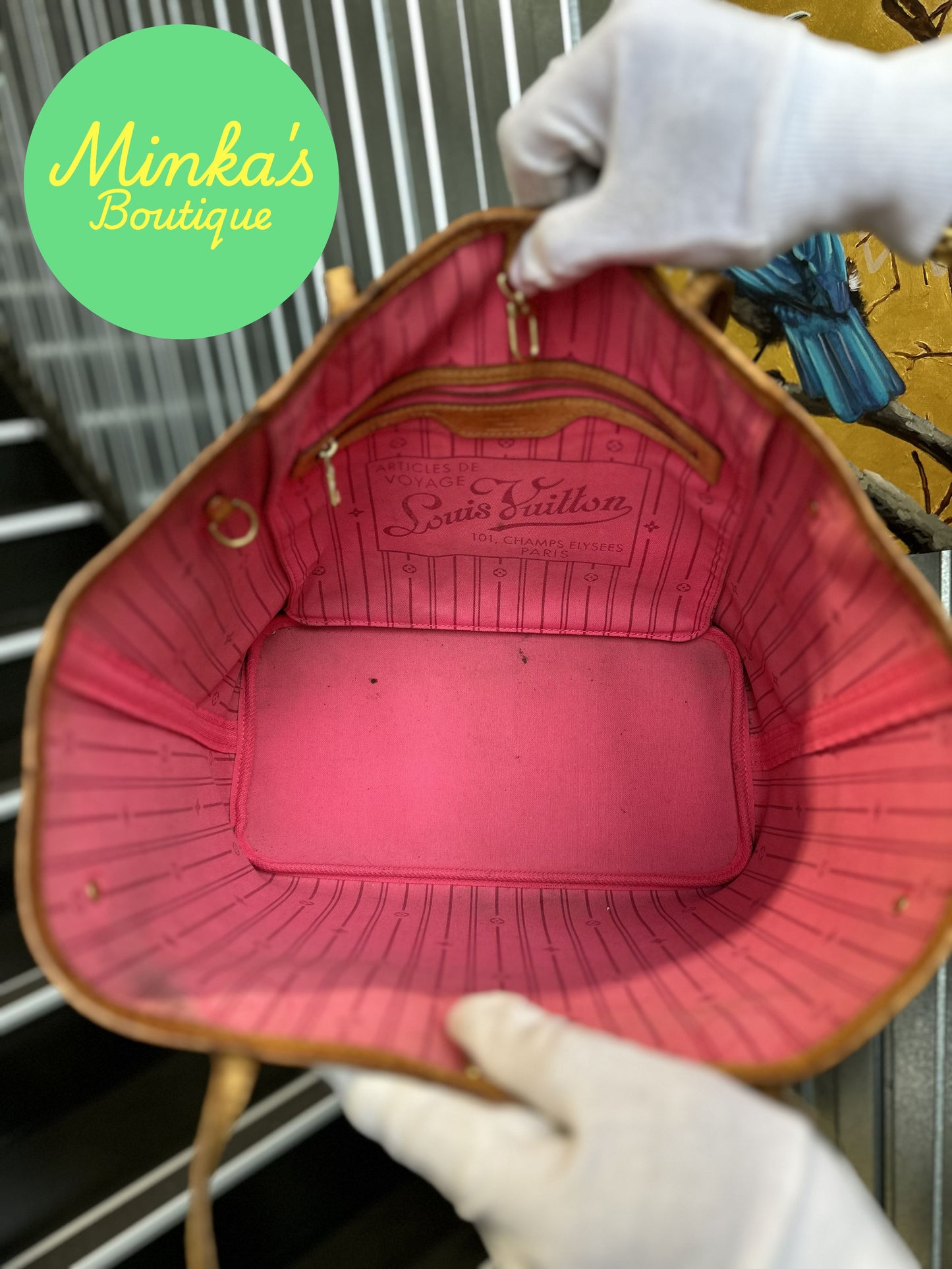 Louis Vuitton Neverfull Roses