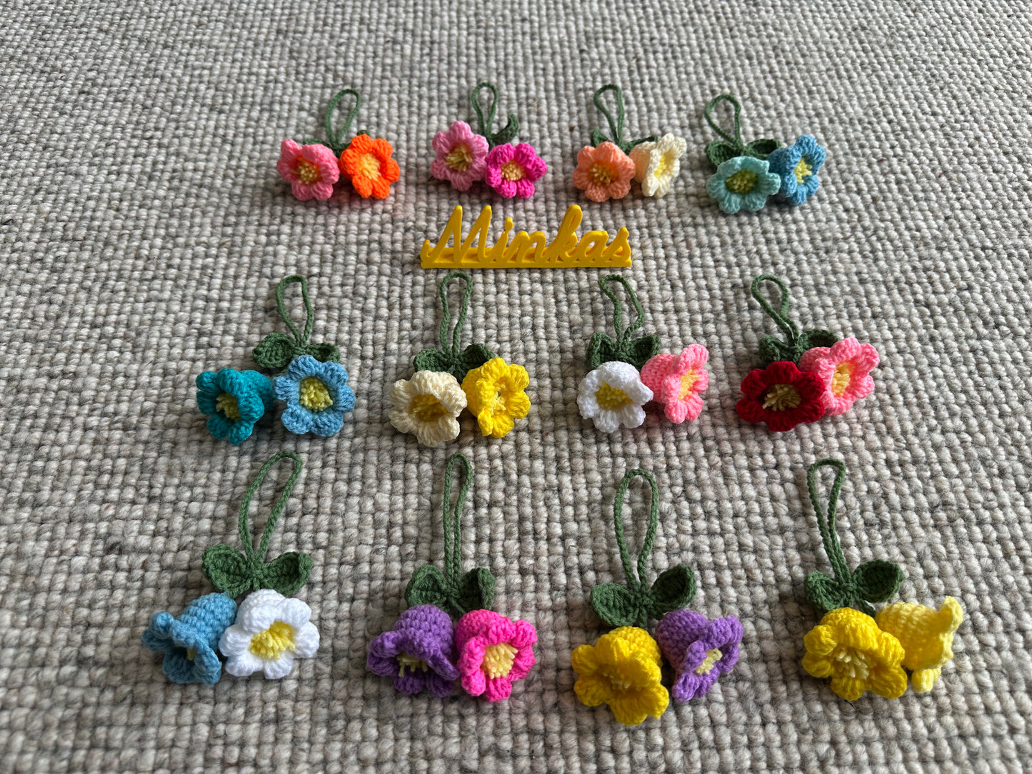 Tulip Bag Charm - Multicolour