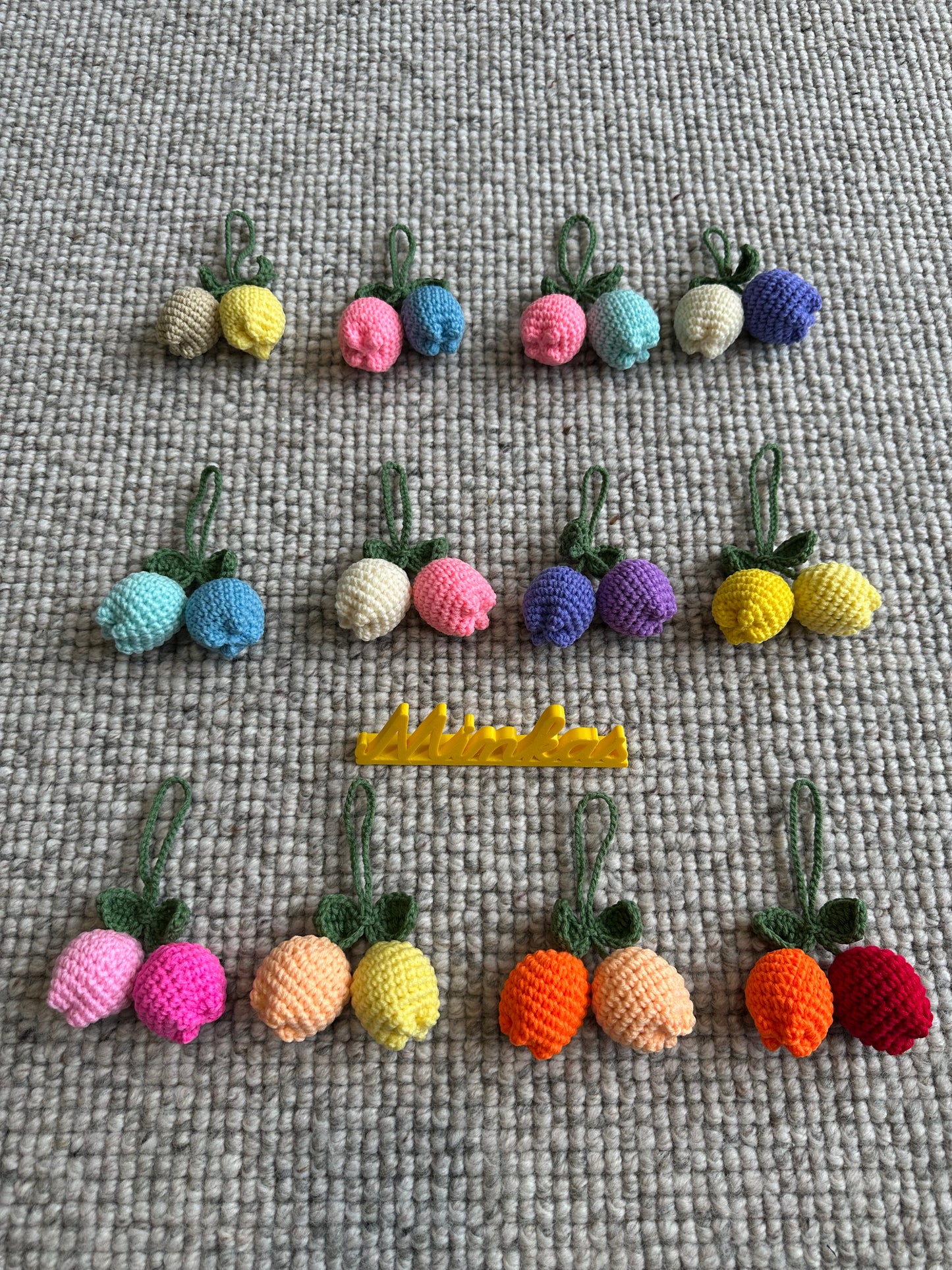 Tulip Bag Charm - Multicolour