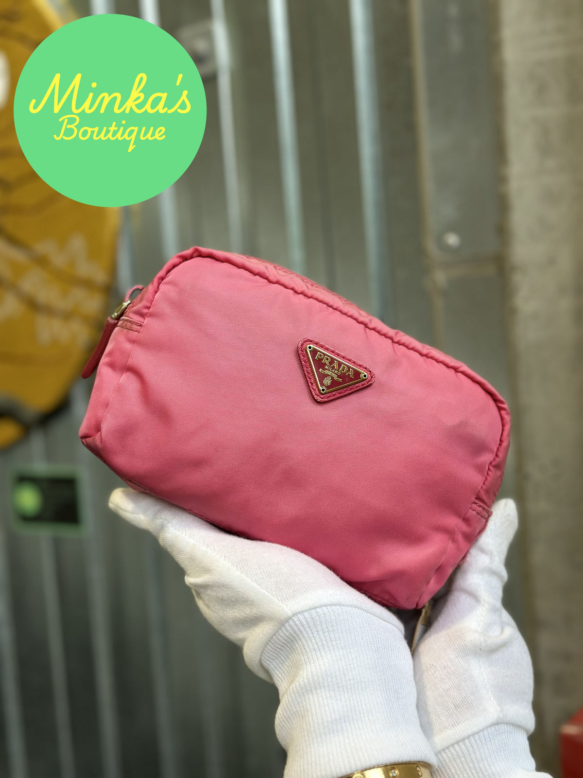 Prada Tessuto Cosmetic Pouch