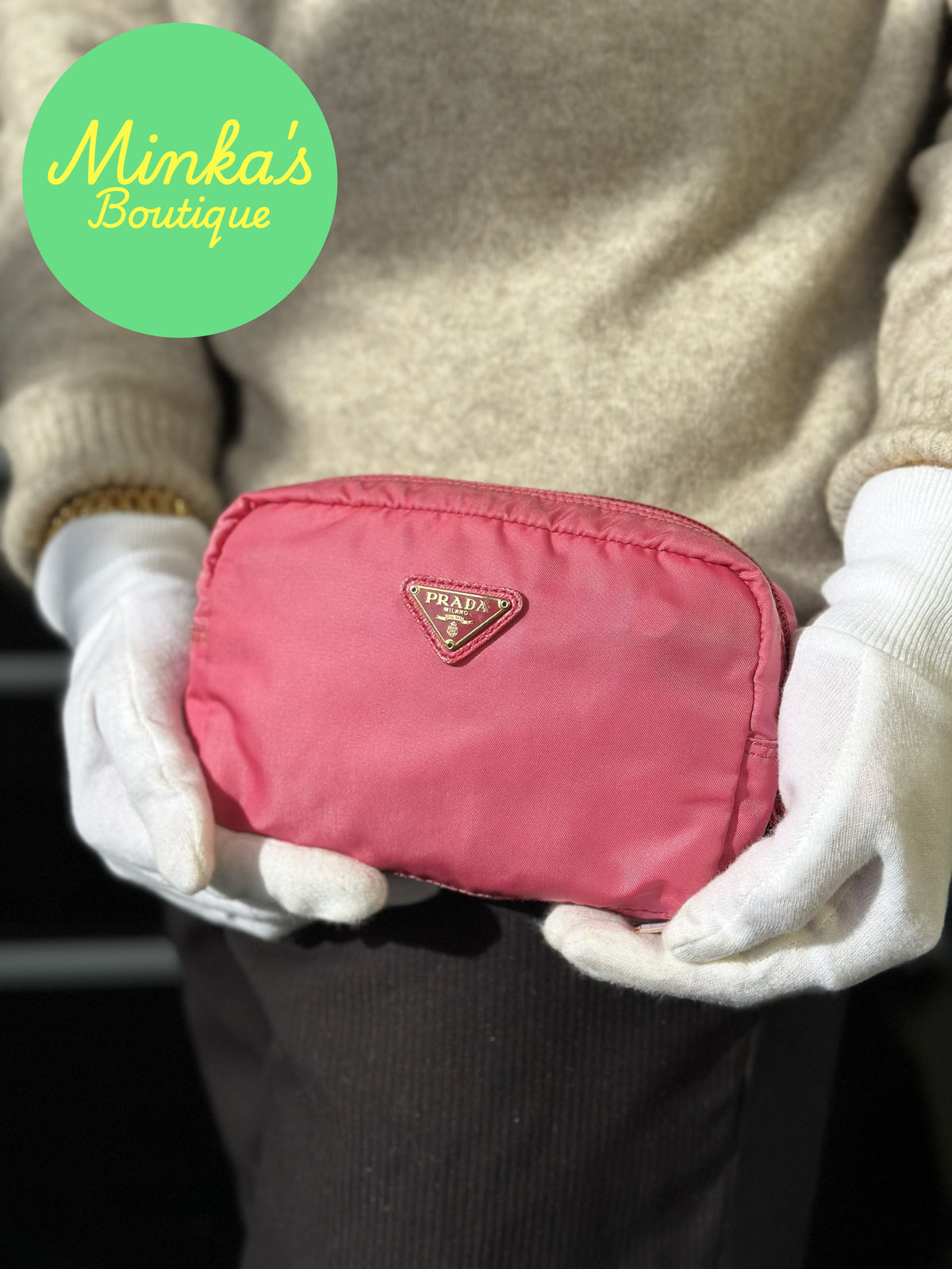 Prada Tessuto Cosmetic Pouch