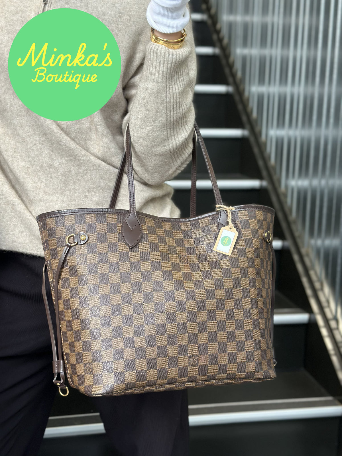Louis Vuitton Neverfull MM Damier Ebene