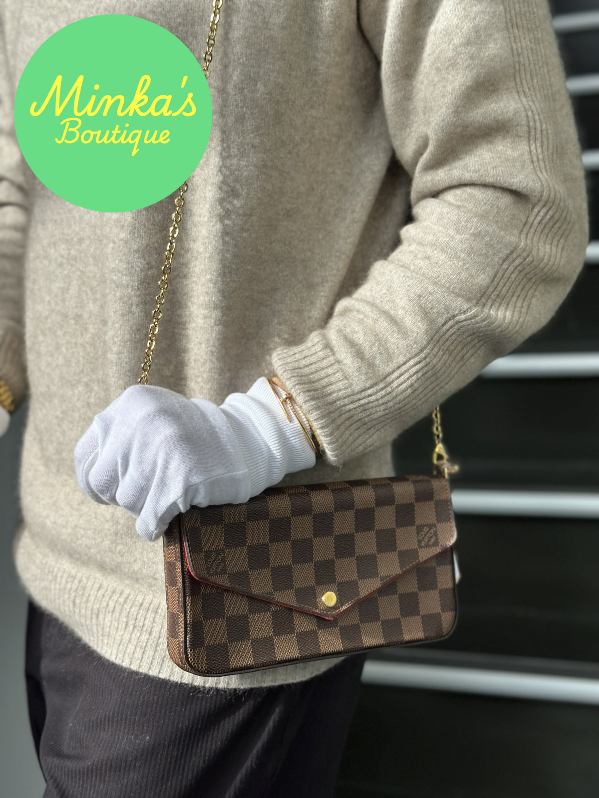 Louis Vuitton Pochette Félicie Damier Ebene