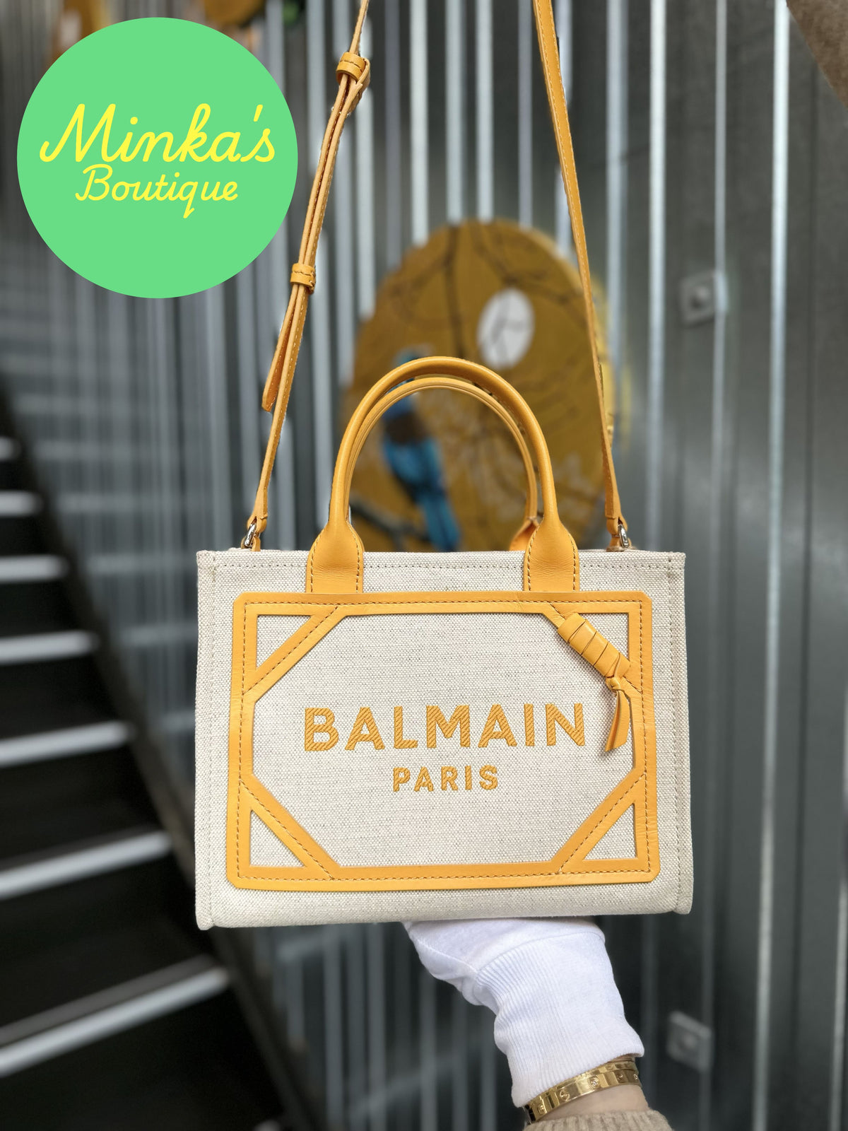 Balmain B-Army Small Shopper Bag