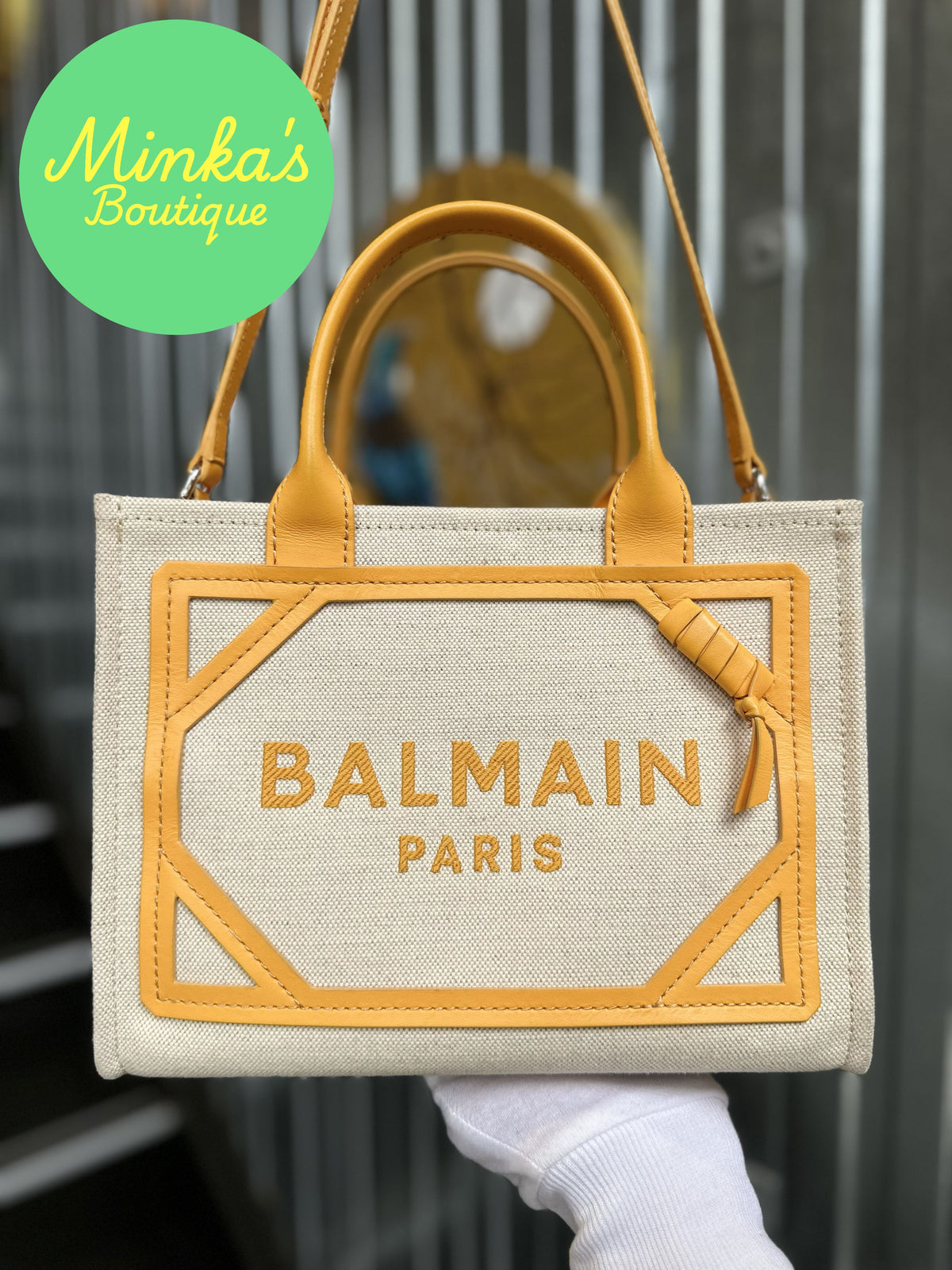 Balmain B-Army Small Shopper Bag