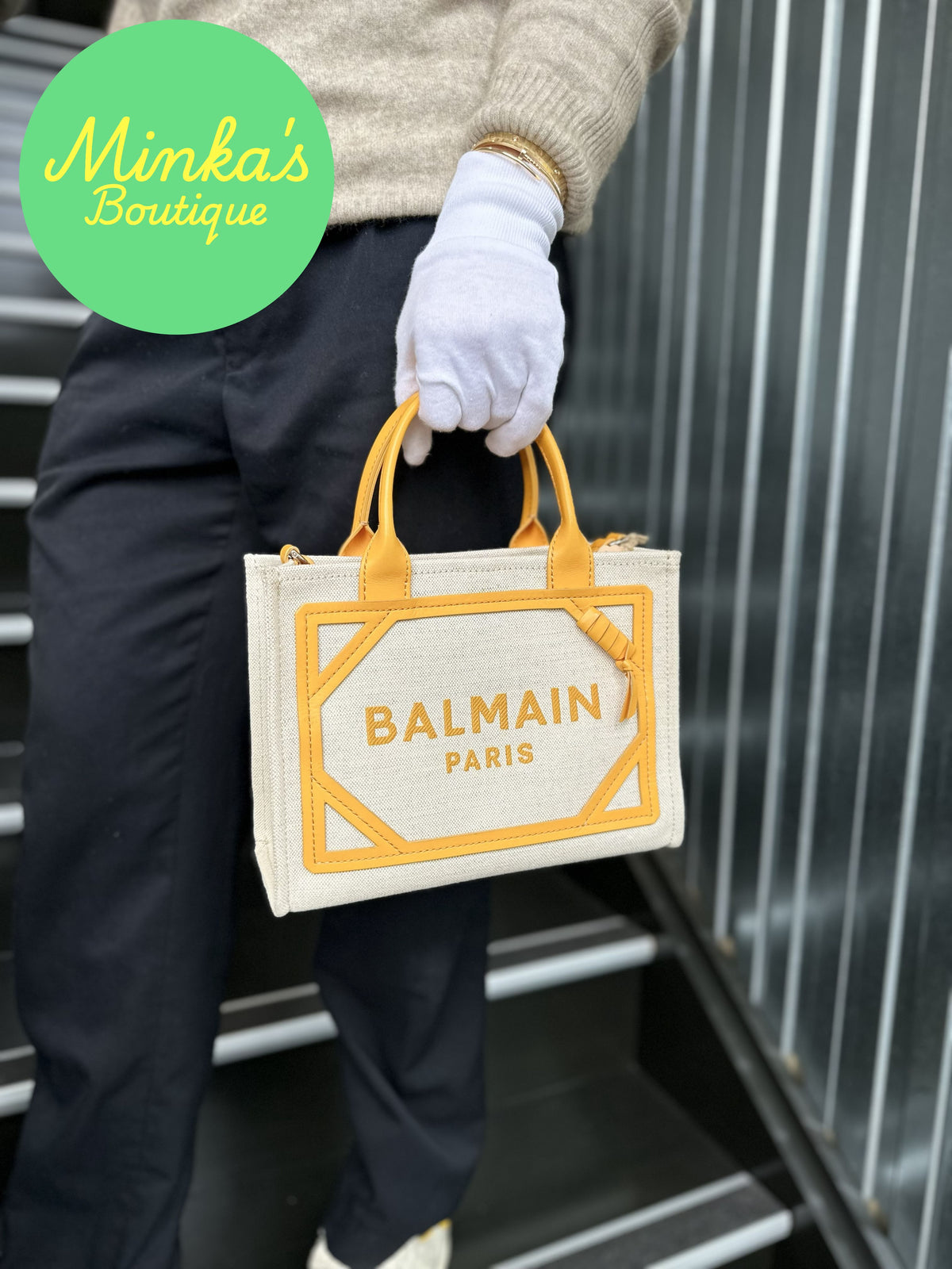 Balmain B-Army Small Shopper Bag