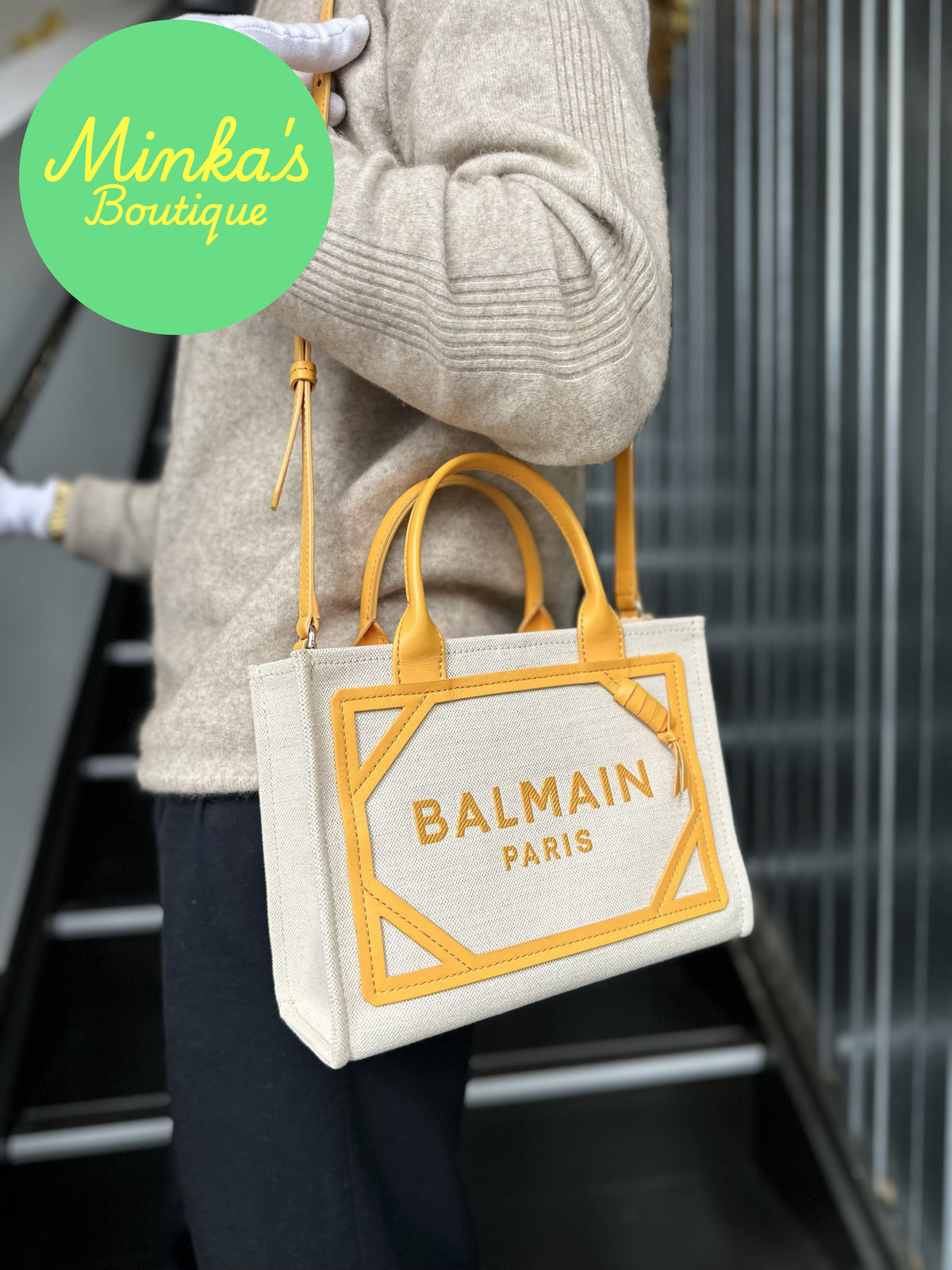 Balmain B-Army Small Shopper Bag