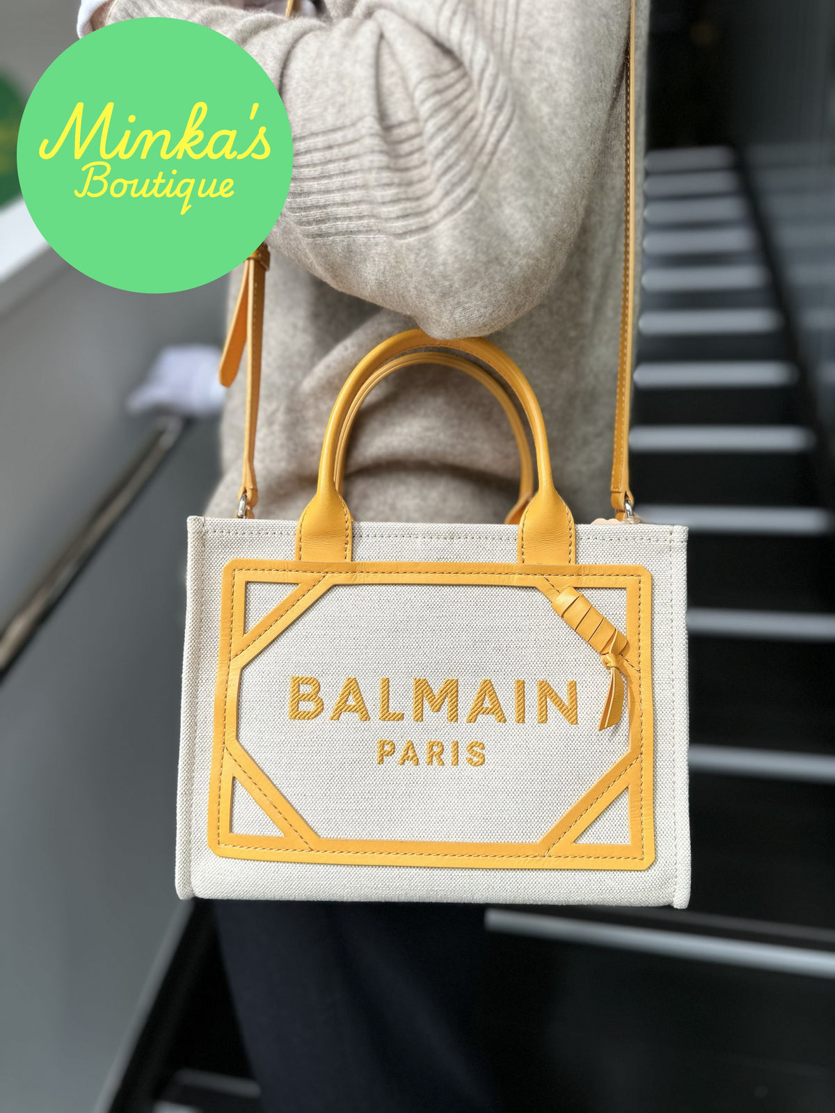 Balmain B-Army Small Shopper Bag