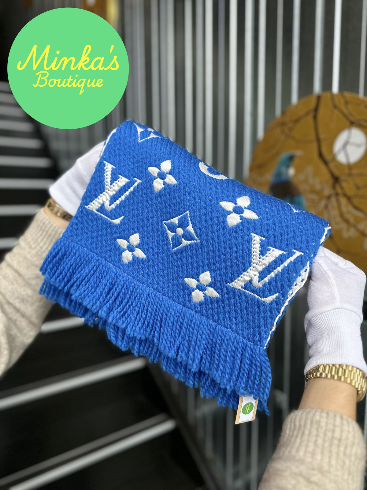 Louis Vuitton Écharpe Logomania Duo Scarf