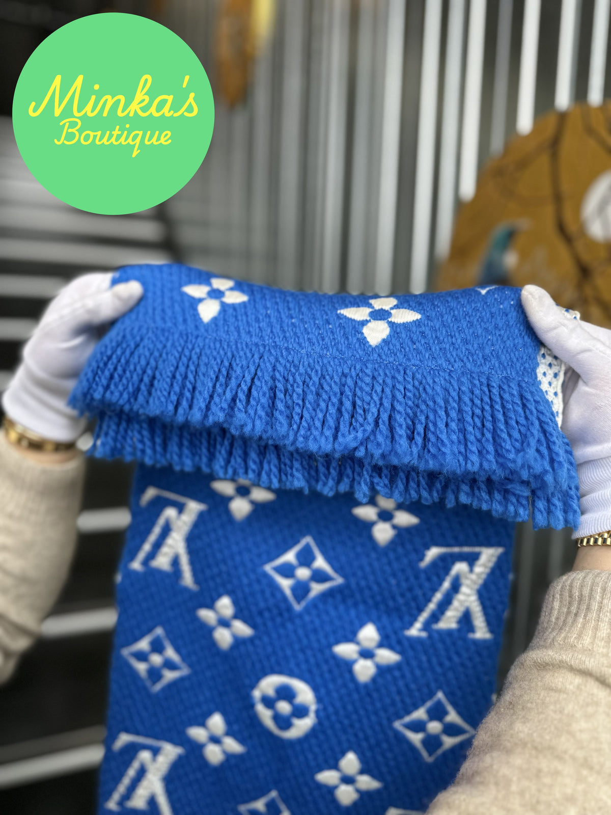 Louis Vuitton Écharpe Logomania Duo Scarf