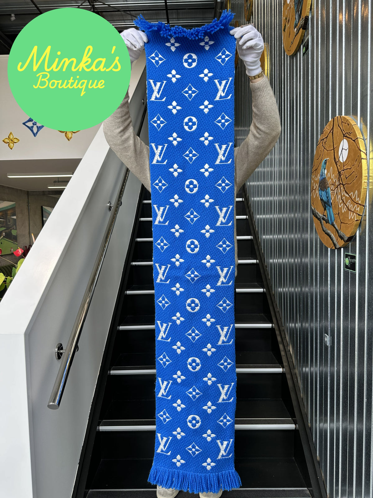 Louis Vuitton Écharpe Logomania Duo Scarf
