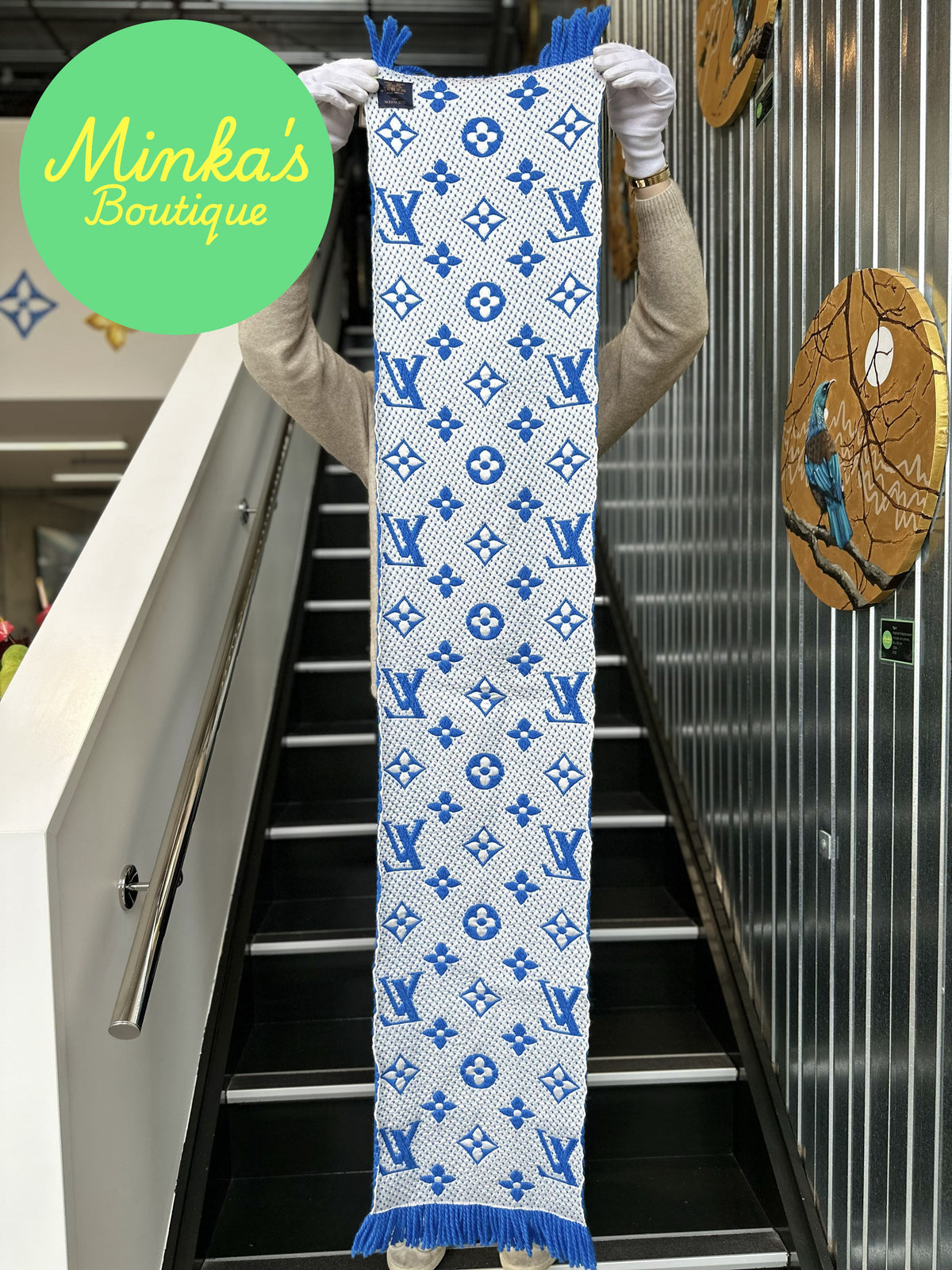 Louis Vuitton Écharpe Logomania Duo Scarf