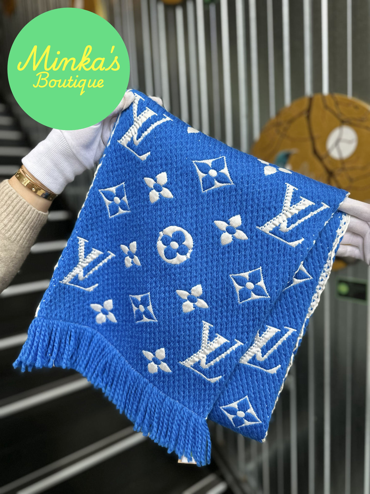 Louis Vuitton Écharpe Logomania Duo Scarf