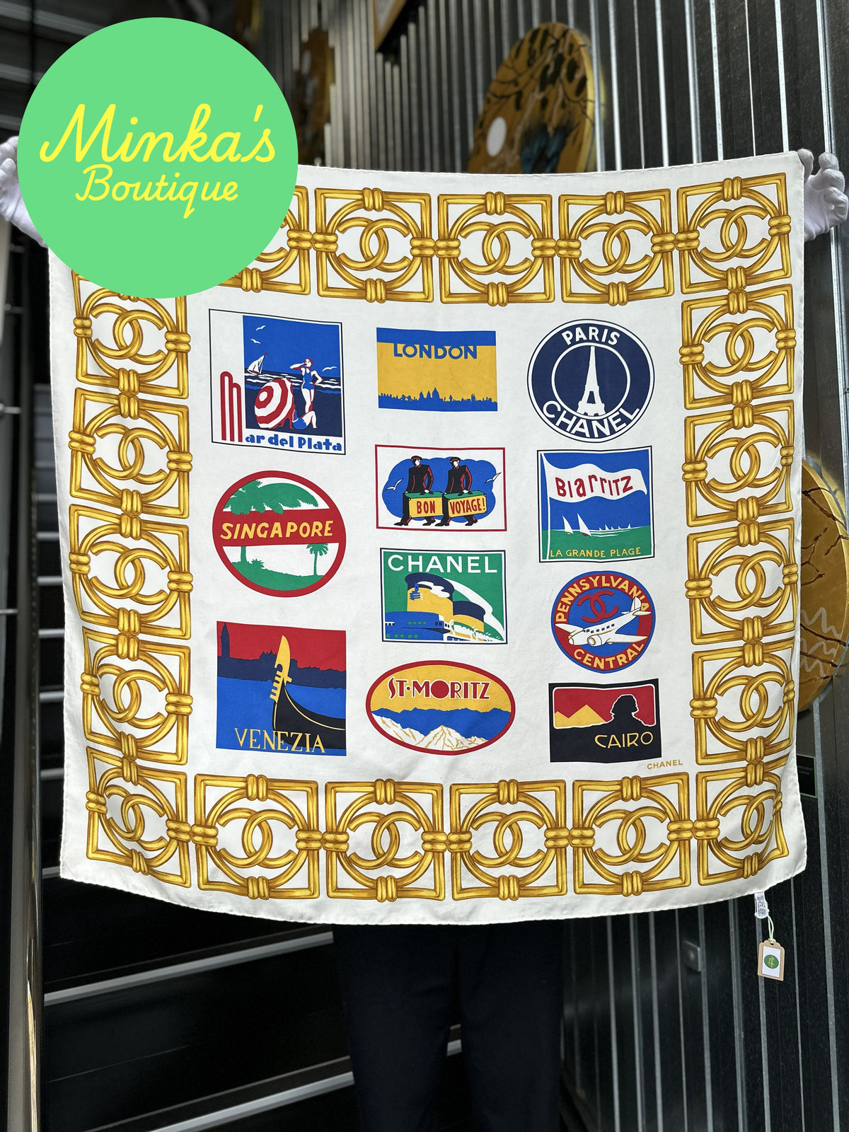 Chanel Bon Voyage Scarf